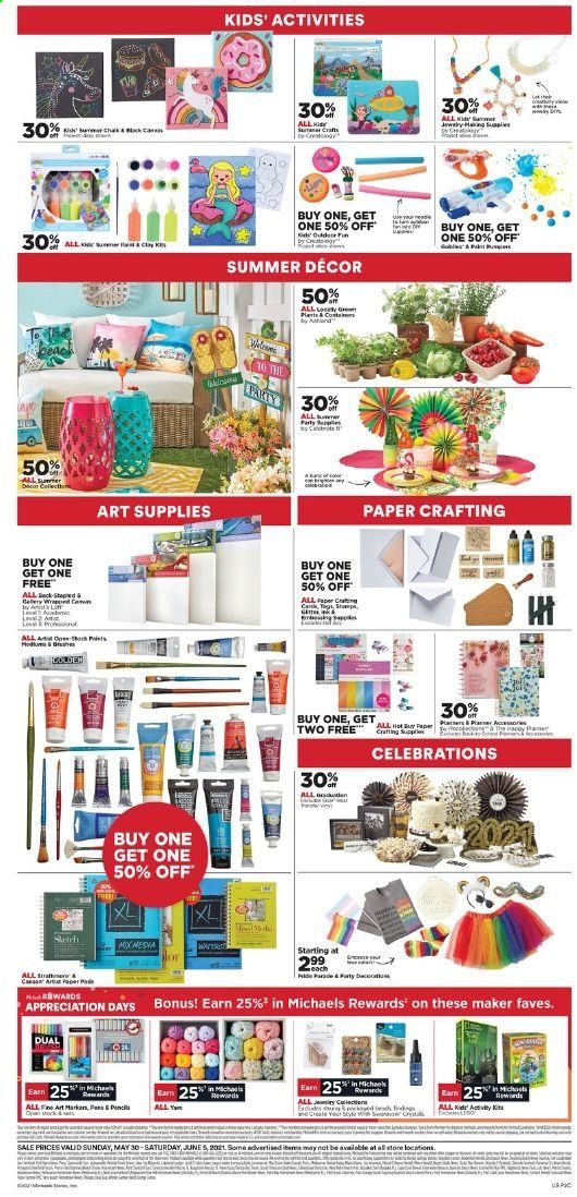 Michaels Weekly Ad Flyer May 30 to June 5