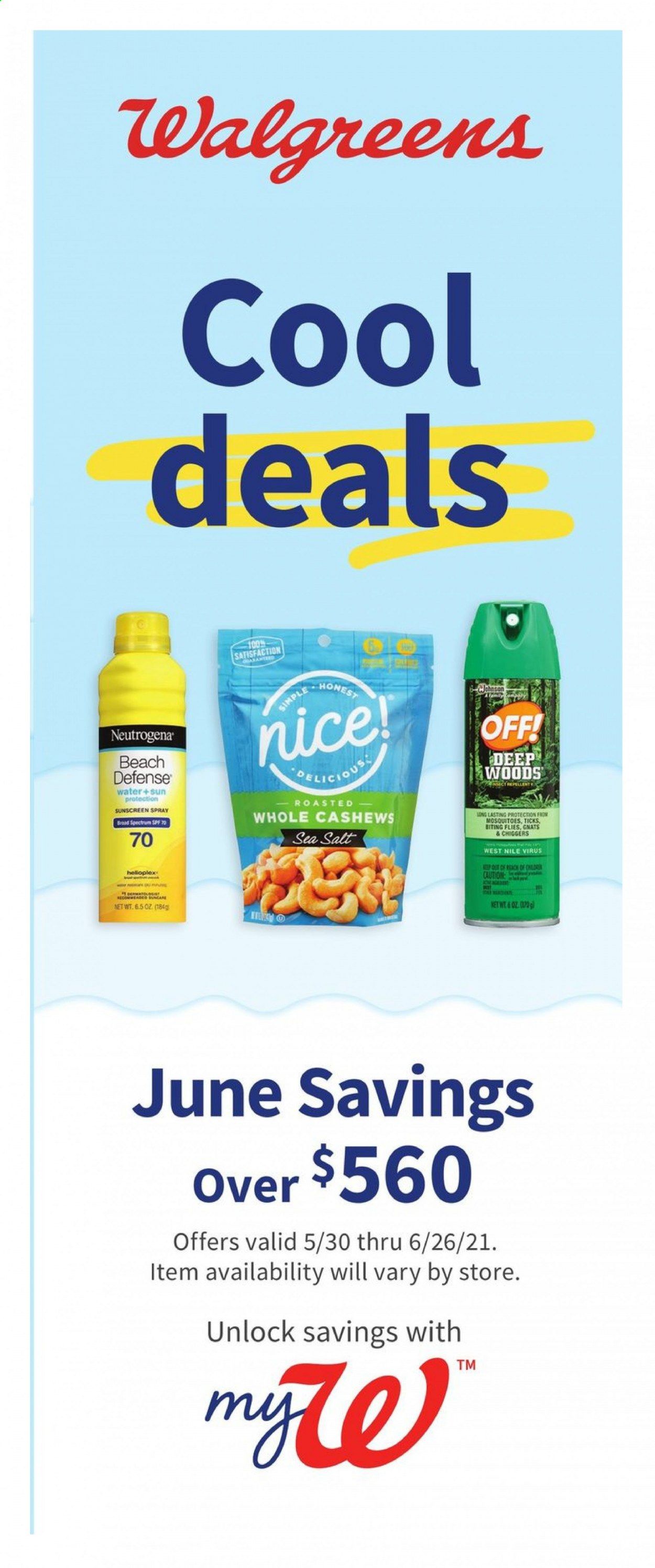 Walgreens Weekly Ad Flyer May 30 to June 26
