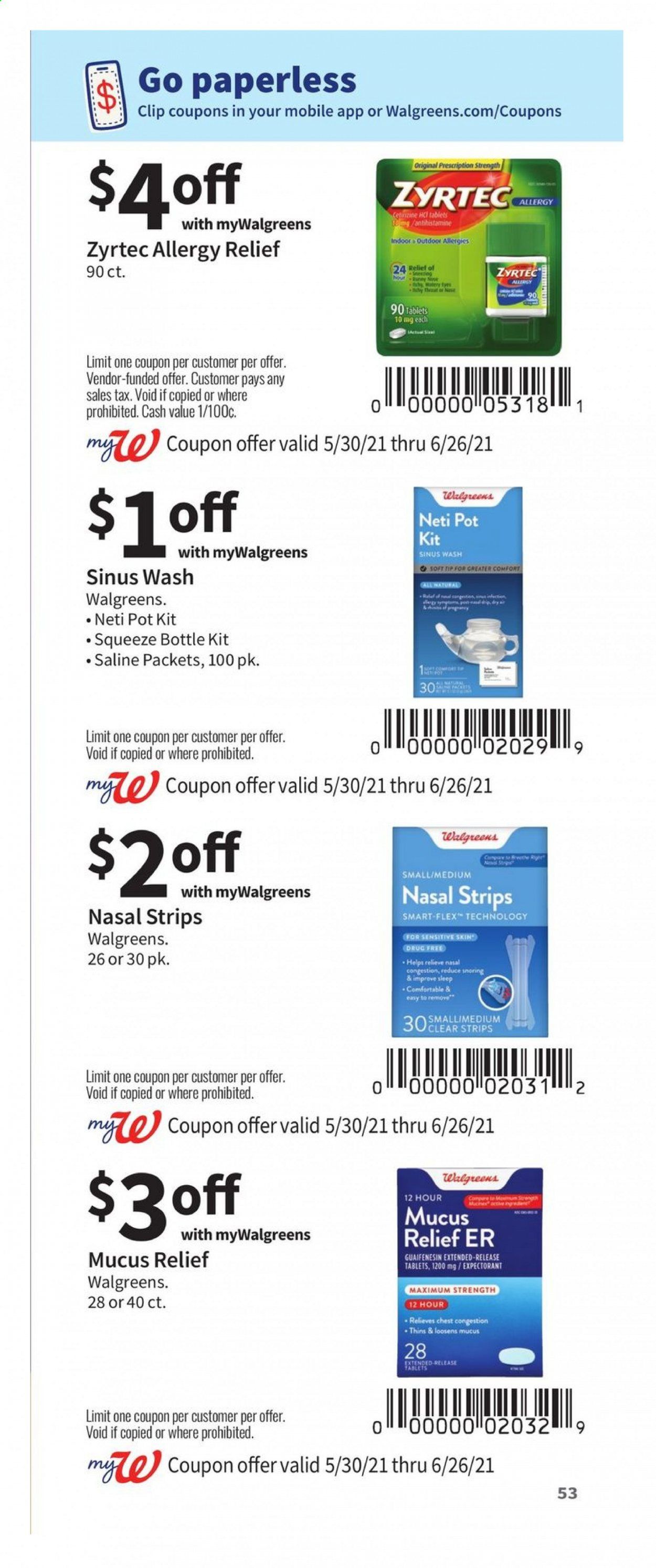 Walgreens Weekly Ad Flyer May 30 to June 26