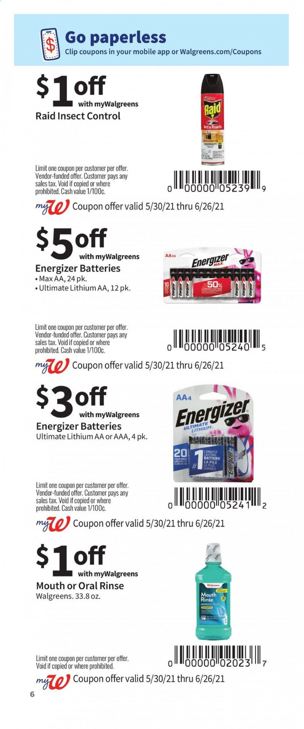 Walgreens Weekly Ad Flyer May 30 to June 26