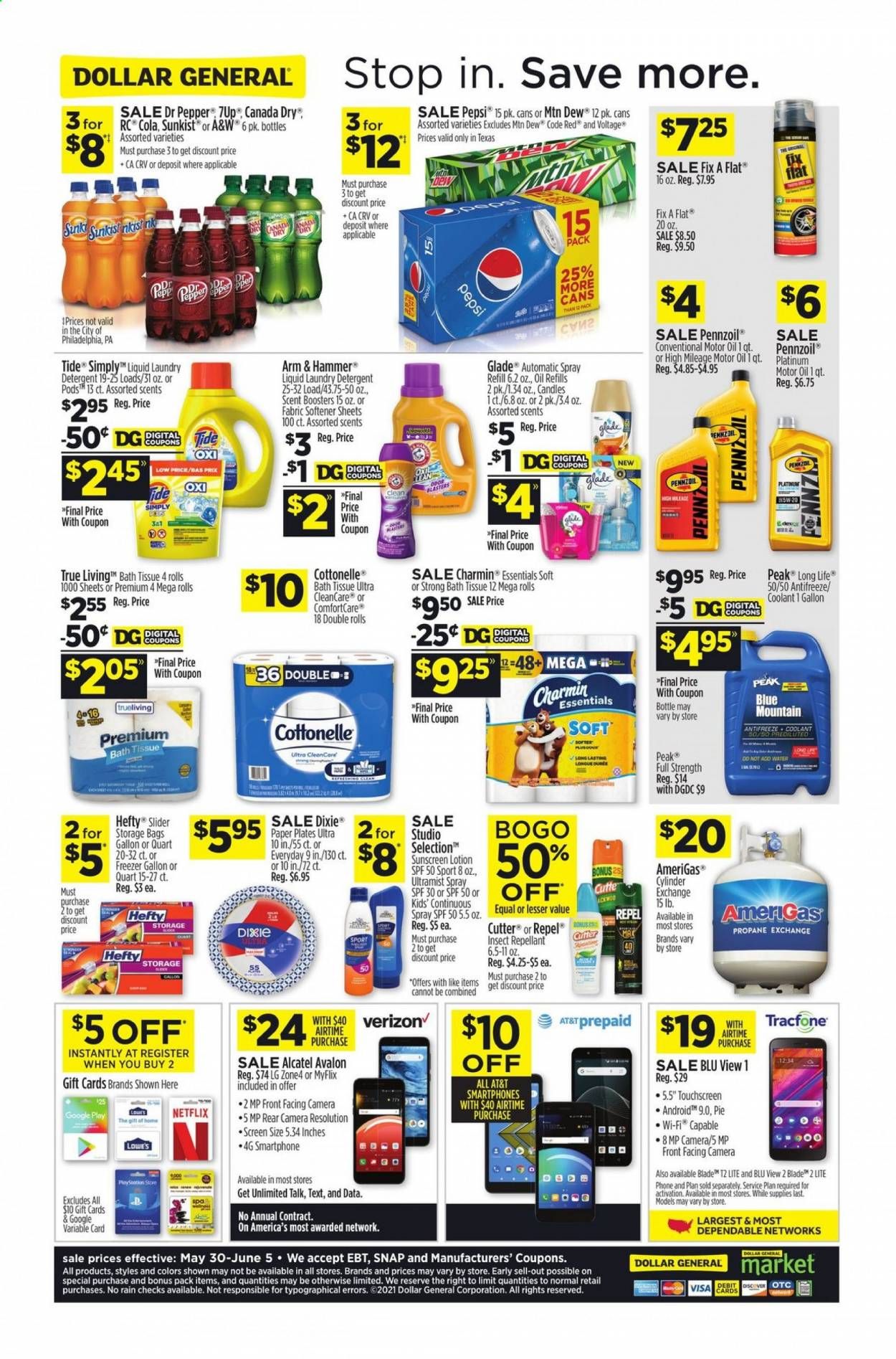 Dollar General (TX) Weekly Ad Flyer May 30 to June 5