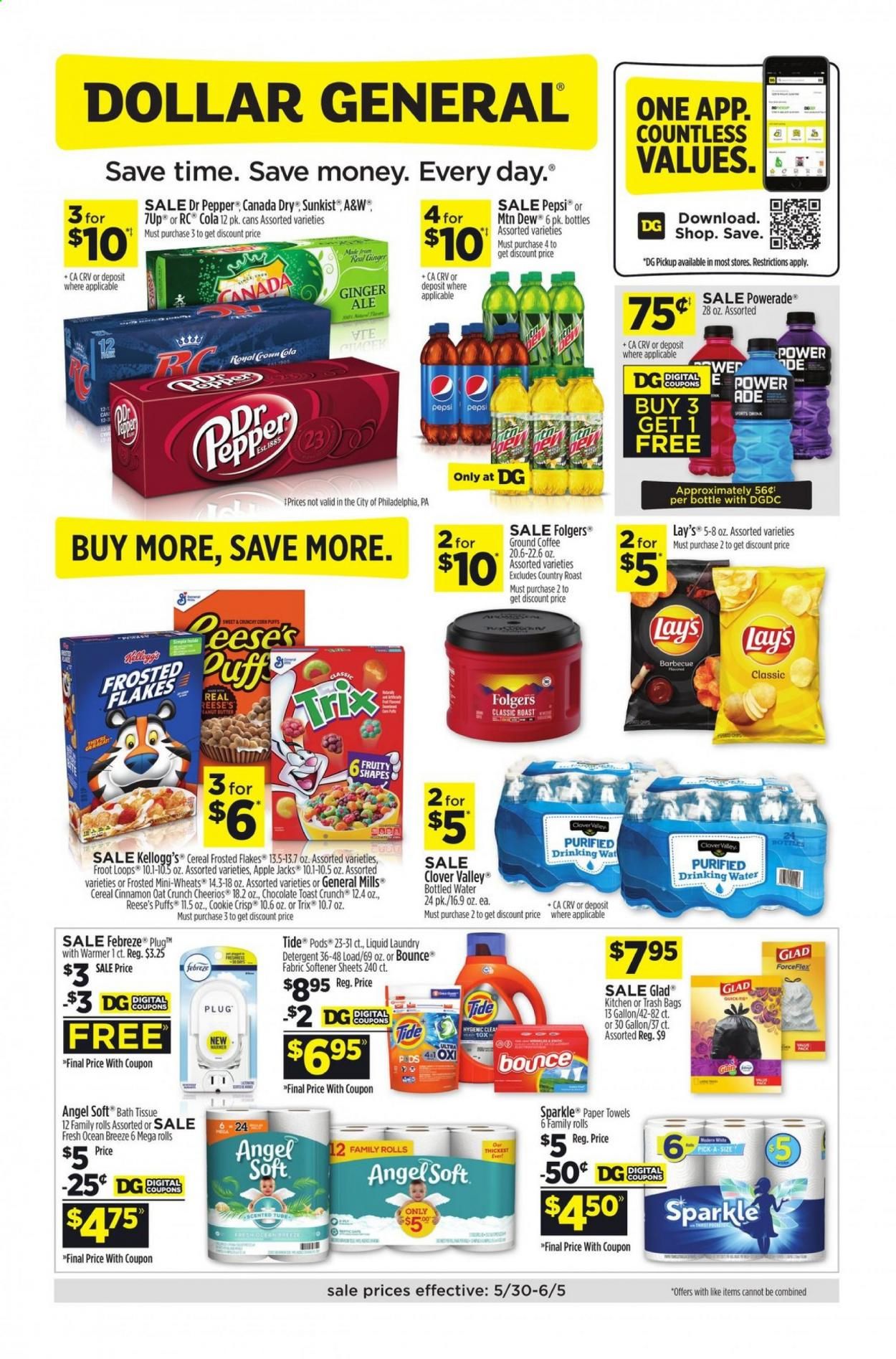 Dollar General (LA) Weekly Ad Flyer May 30 to June 5