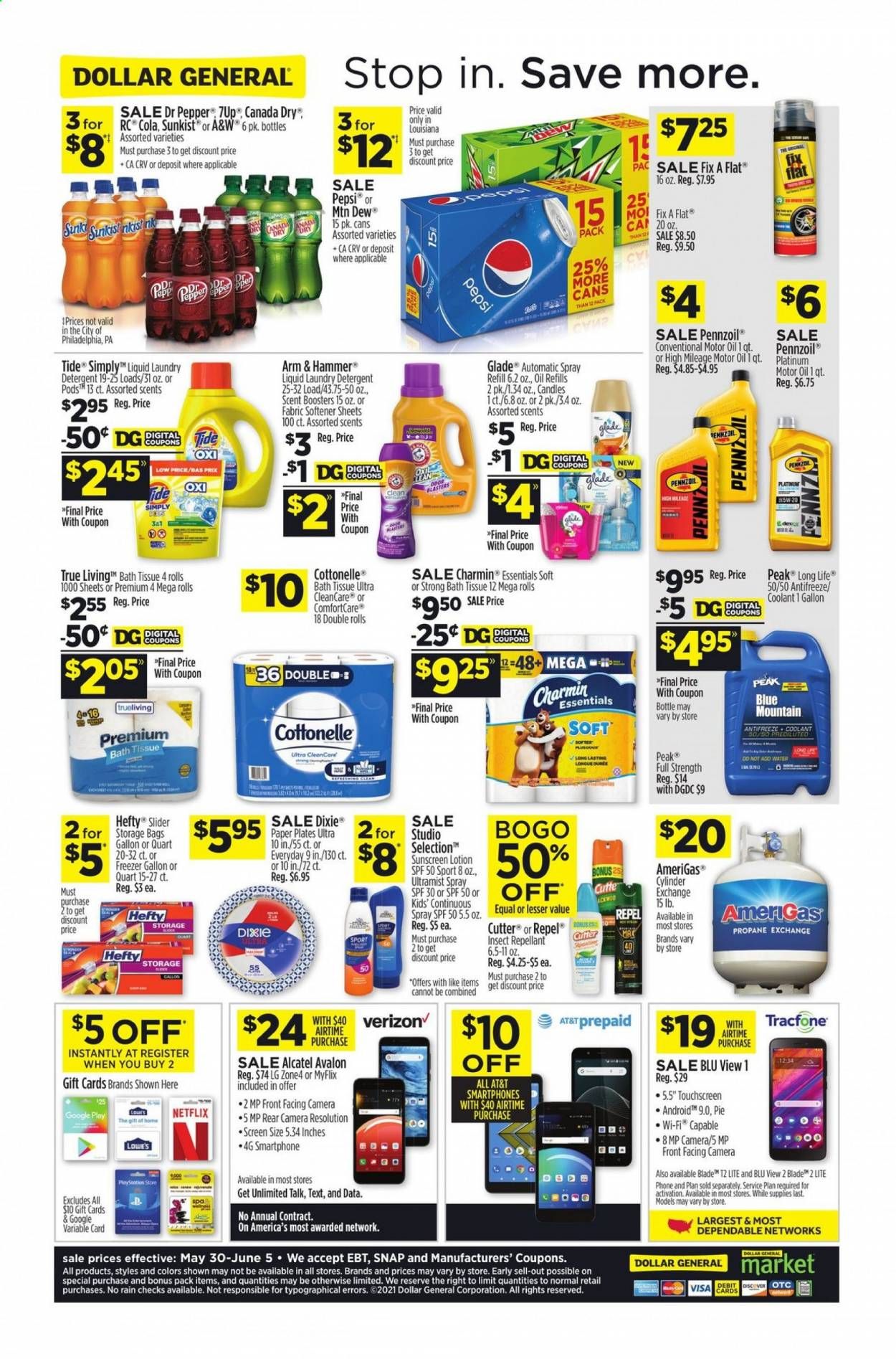 Dollar General (LA) Weekly Ad Flyer May 30 to June 5