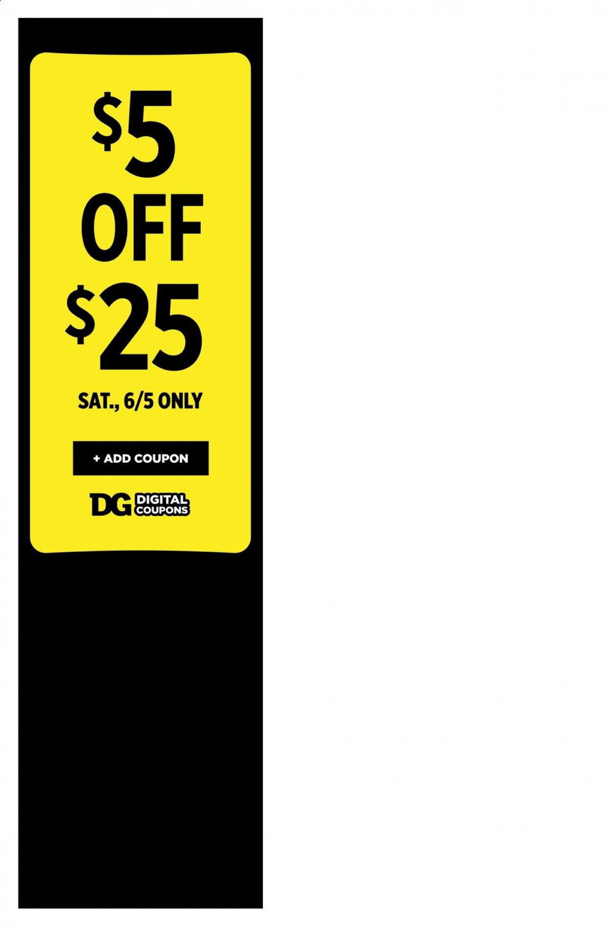 Dollar General (MS) Weekly Ad Flyer May 30 to June 5