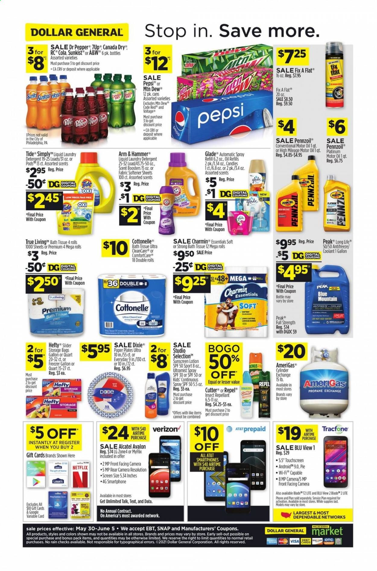 Dollar General (CA) Weekly Ad Flyer May 30 to June 5