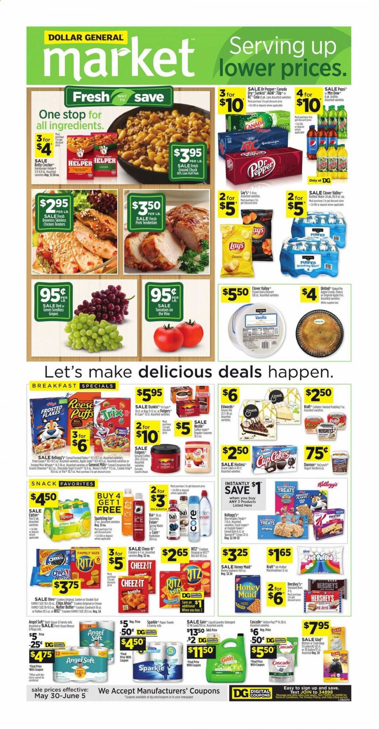 Dollar General (IN, OH) Weekly Ad Flyer May 30 to June 5