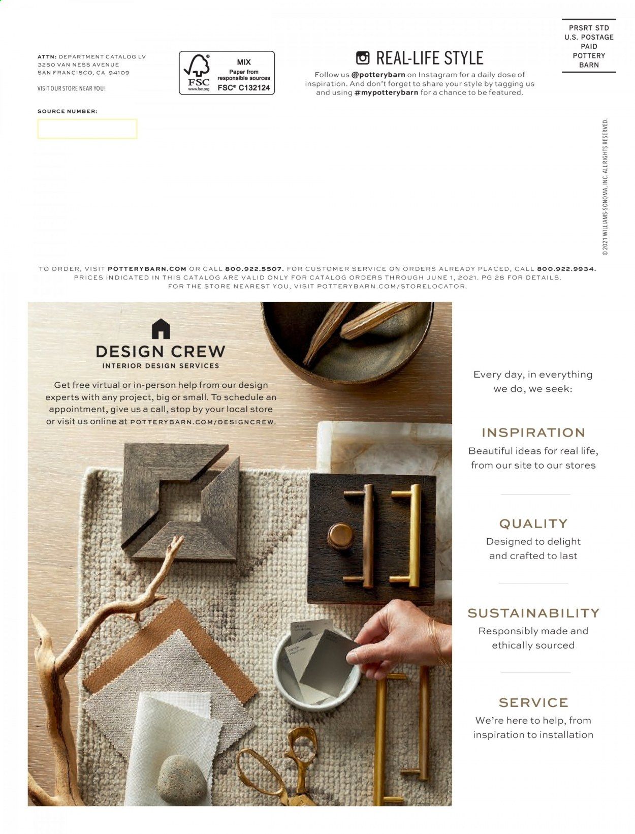 Pottery Barn Weekly Ad Flyer May 31 to June 7