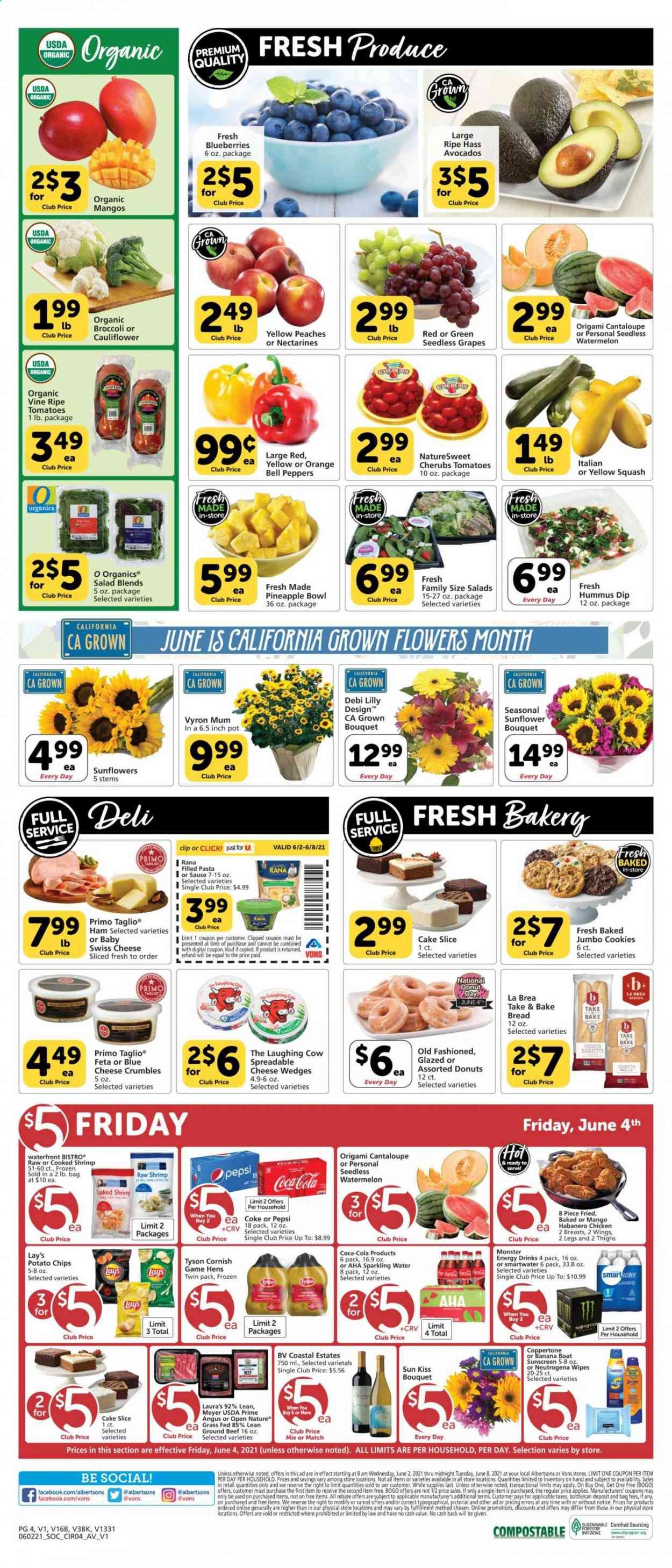 Albertsons (CA, ID, LA, MT, OR, TX, WA) Weekly Ad Flyer June 2 to June 8