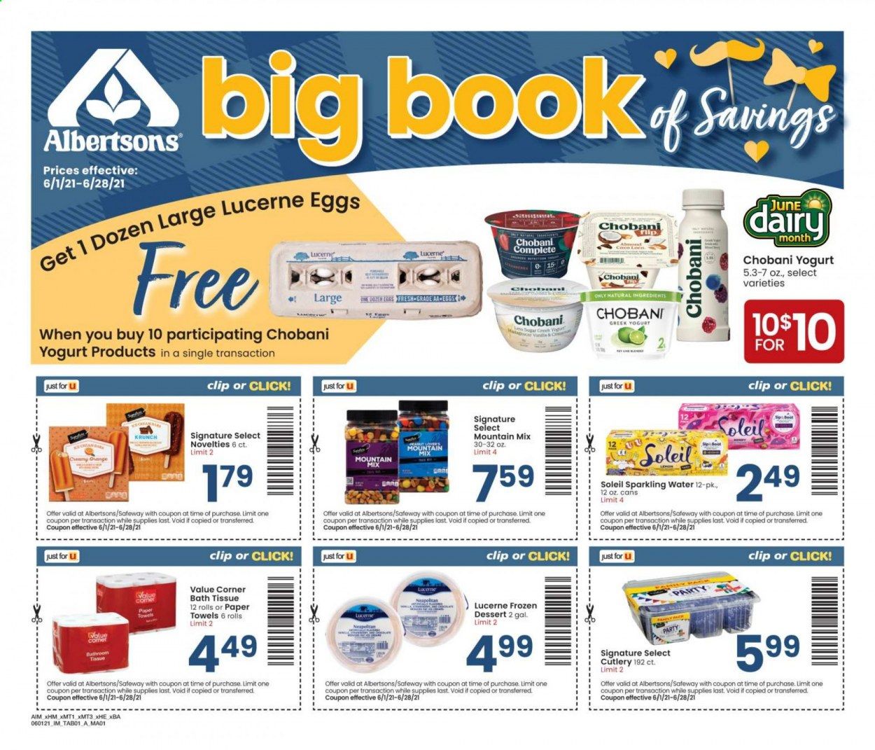 Albertsons (CA, ID, LA, MT, OR, TX, WA) Weekly Ad Flyer June 1 to June 28