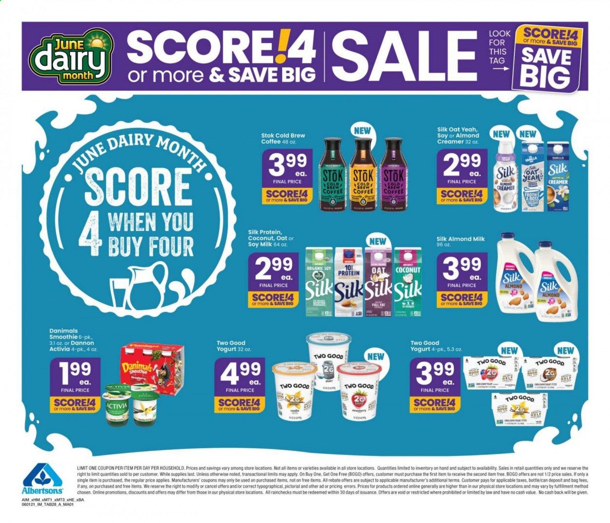 Albertsons (CA, ID, LA, MT, OR, TX, WA) Weekly Ad Flyer June 1 to June 28