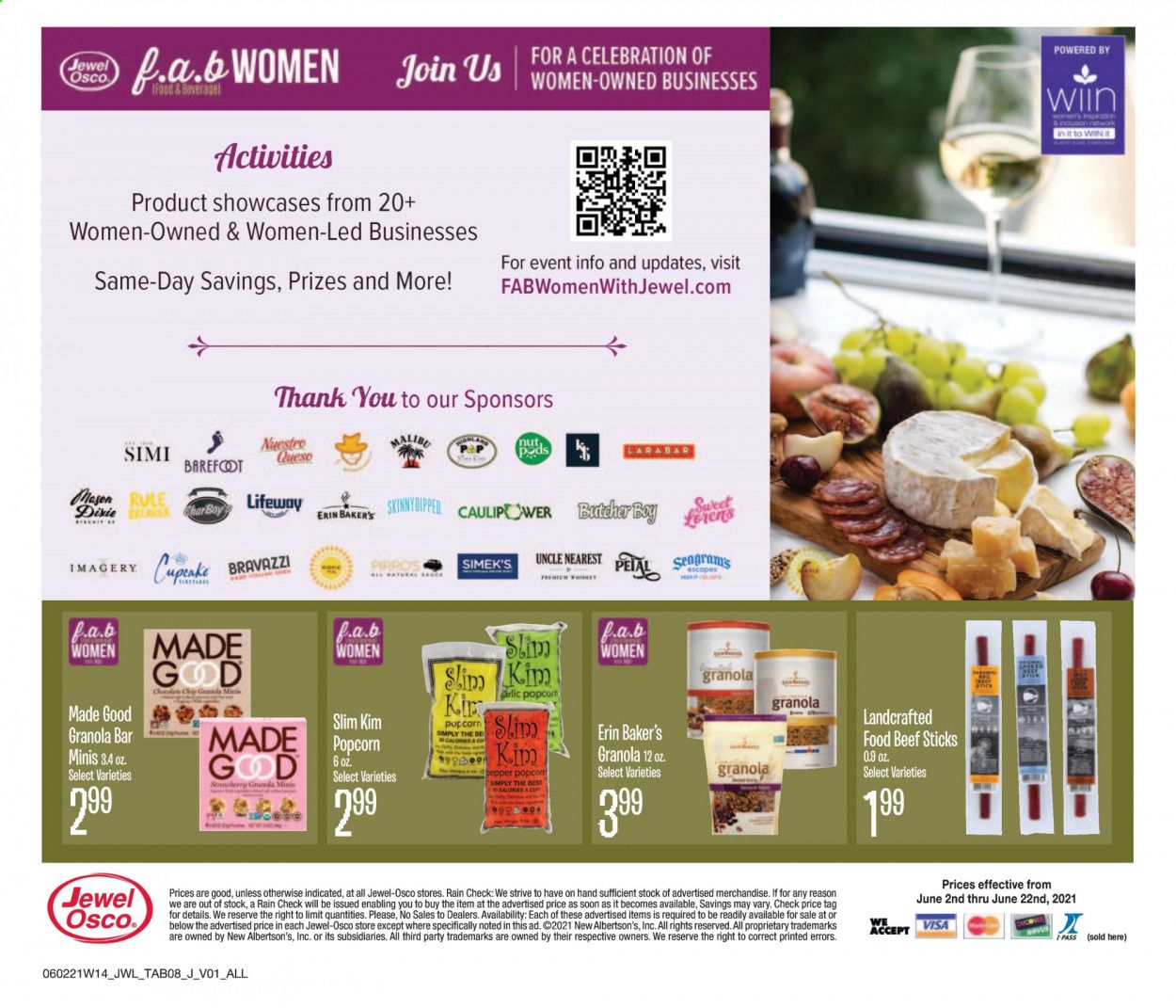 Jewel Osco Weekly Ad Flyer June 2 to June 22