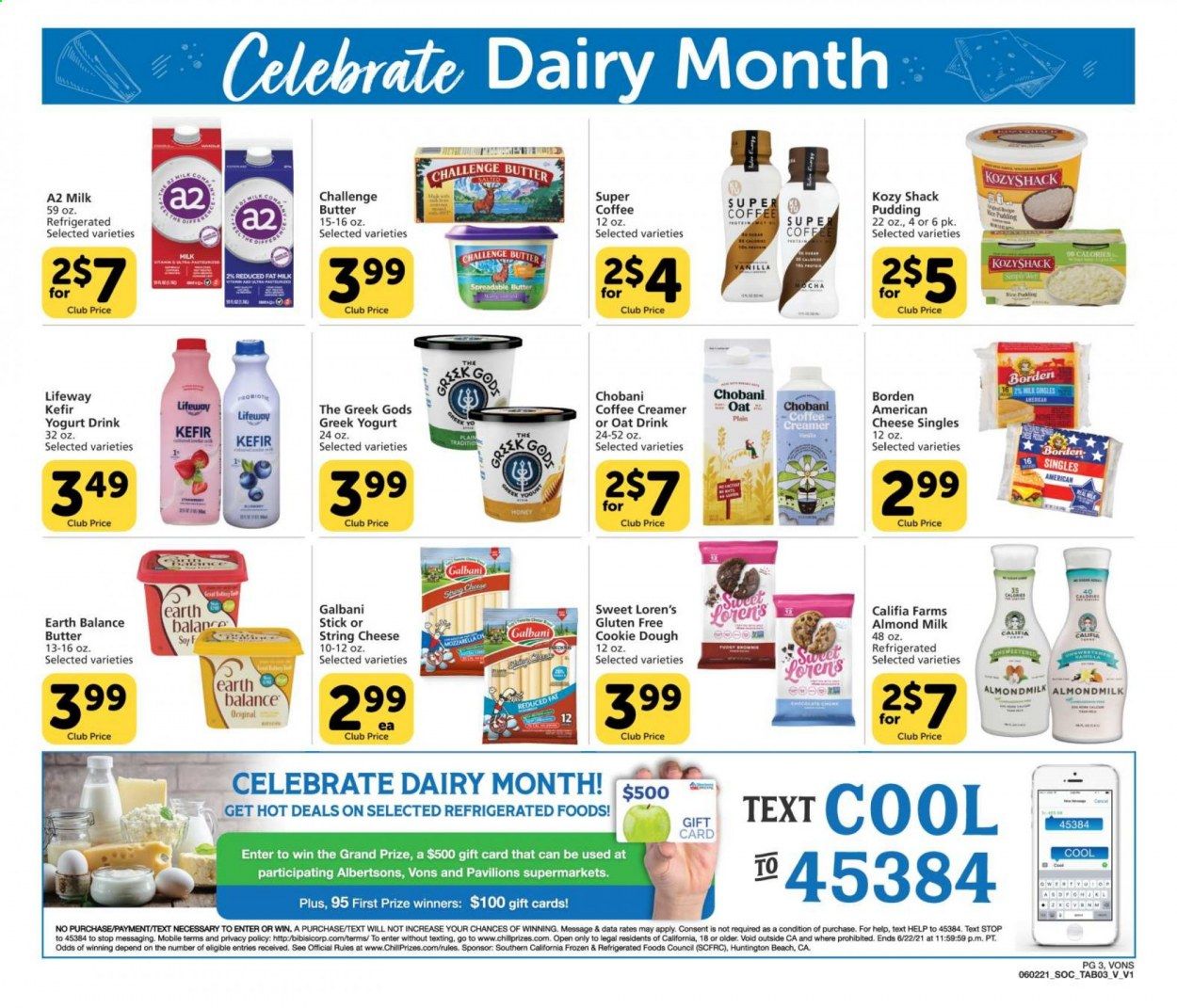 Vons (CA) Weekly Ad Flyer June 2 to June 22