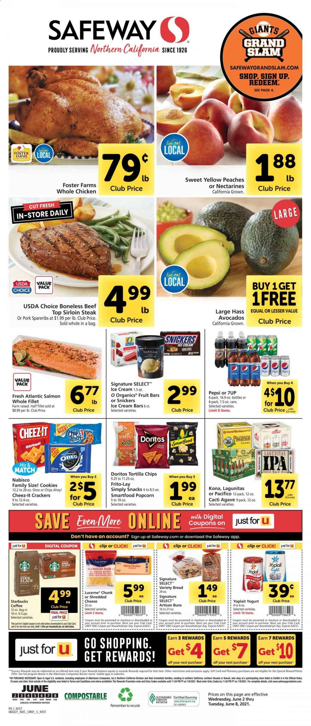Safeway (AZ, CA, CO, HI, MD, NE, OR, VA, WA) Weekly Ad Flyer June 2 to June 8