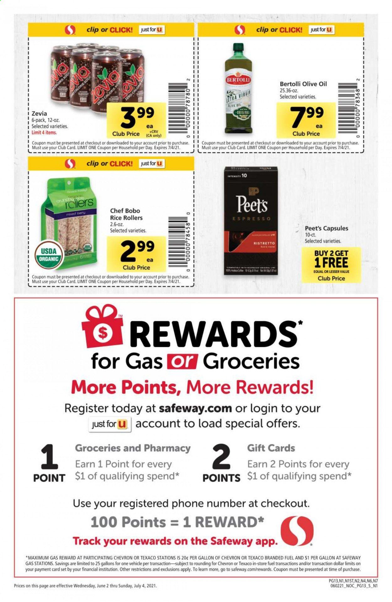Safeway (AZ, CA, CO, HI, MD, NE, OR, VA, WA) Weekly Ad Flyer June 2 to July 4