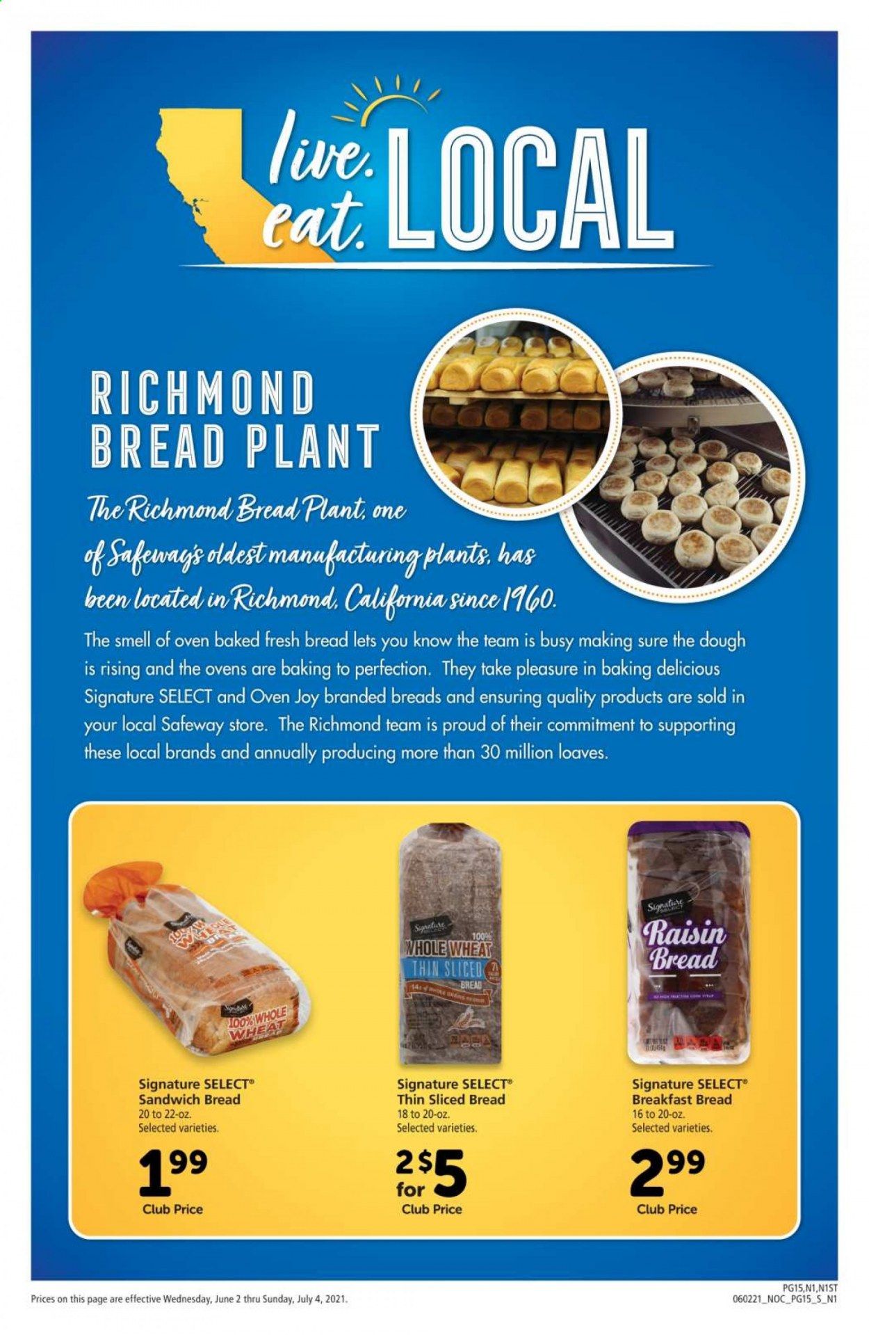 Safeway (AZ, CA, CO, HI, MD, NE, OR, VA, WA) Weekly Ad Flyer June 2 to July 4
