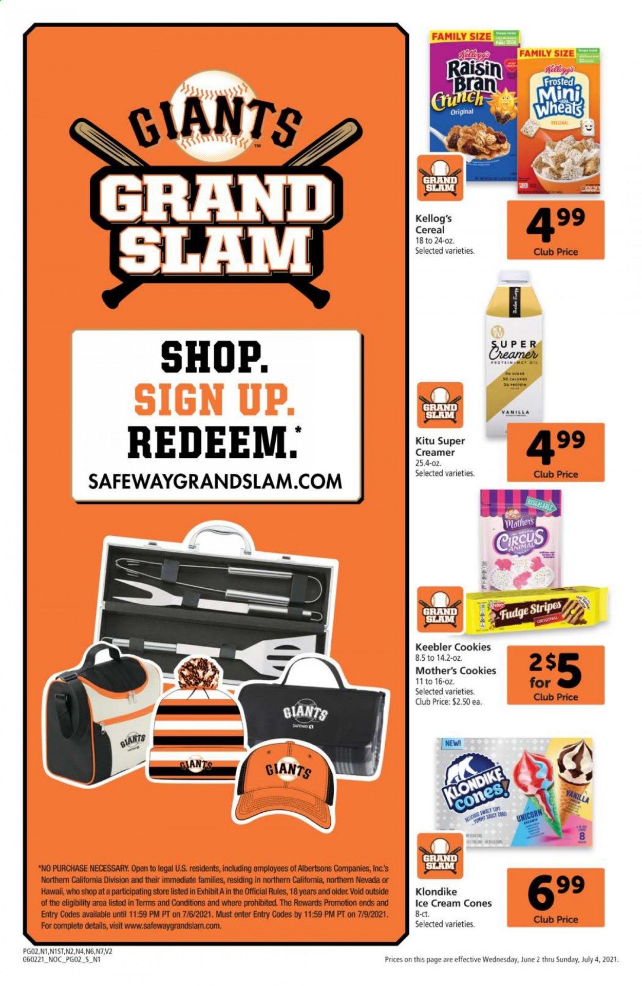 Safeway (AZ, CA, CO, HI, MD, NE, OR, VA, WA) Weekly Ad Flyer June 2 to July 4