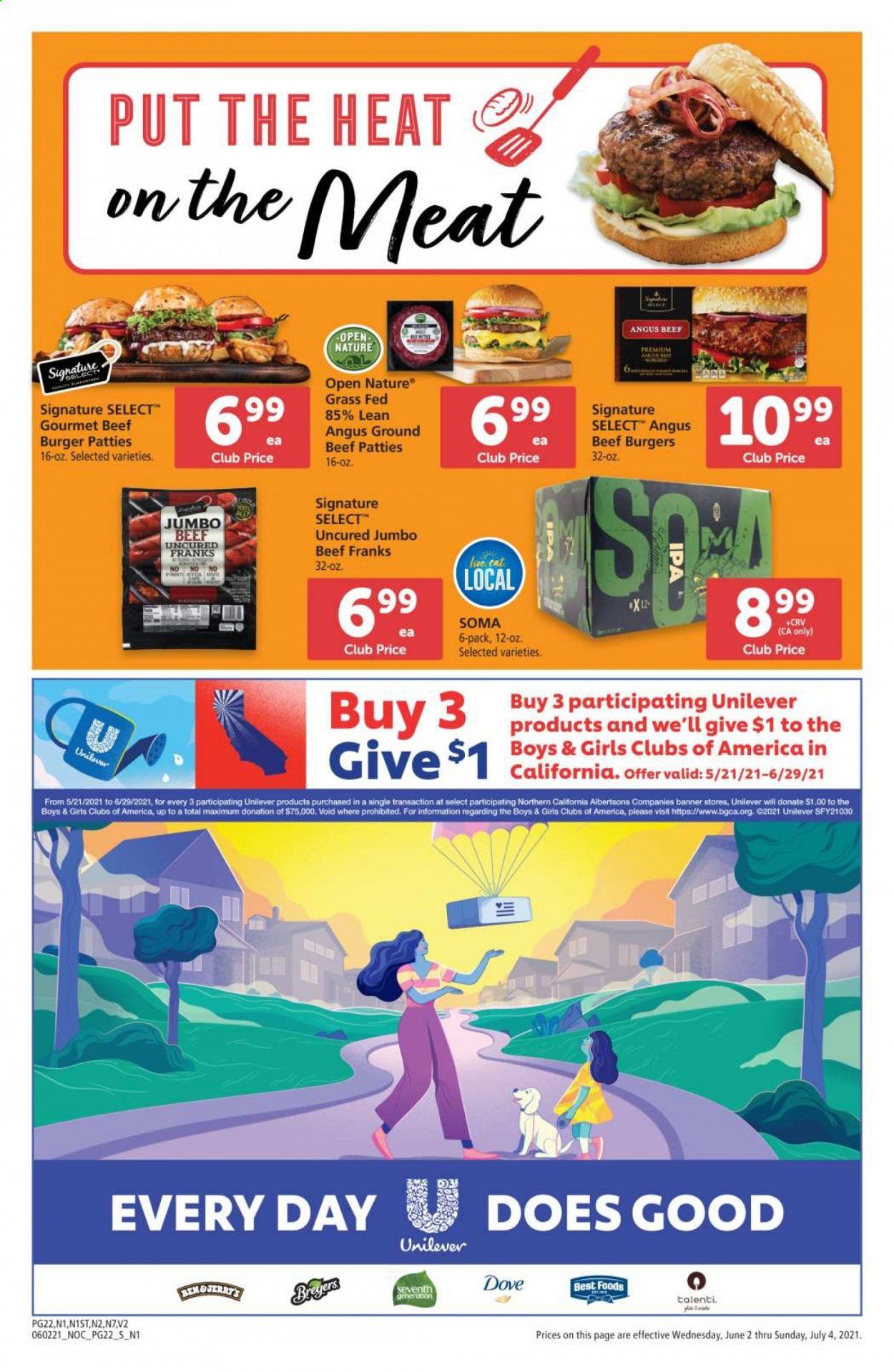 Safeway (AZ, CA, CO, HI, MD, NE, OR, VA, WA) Weekly Ad Flyer June 2 to July 4