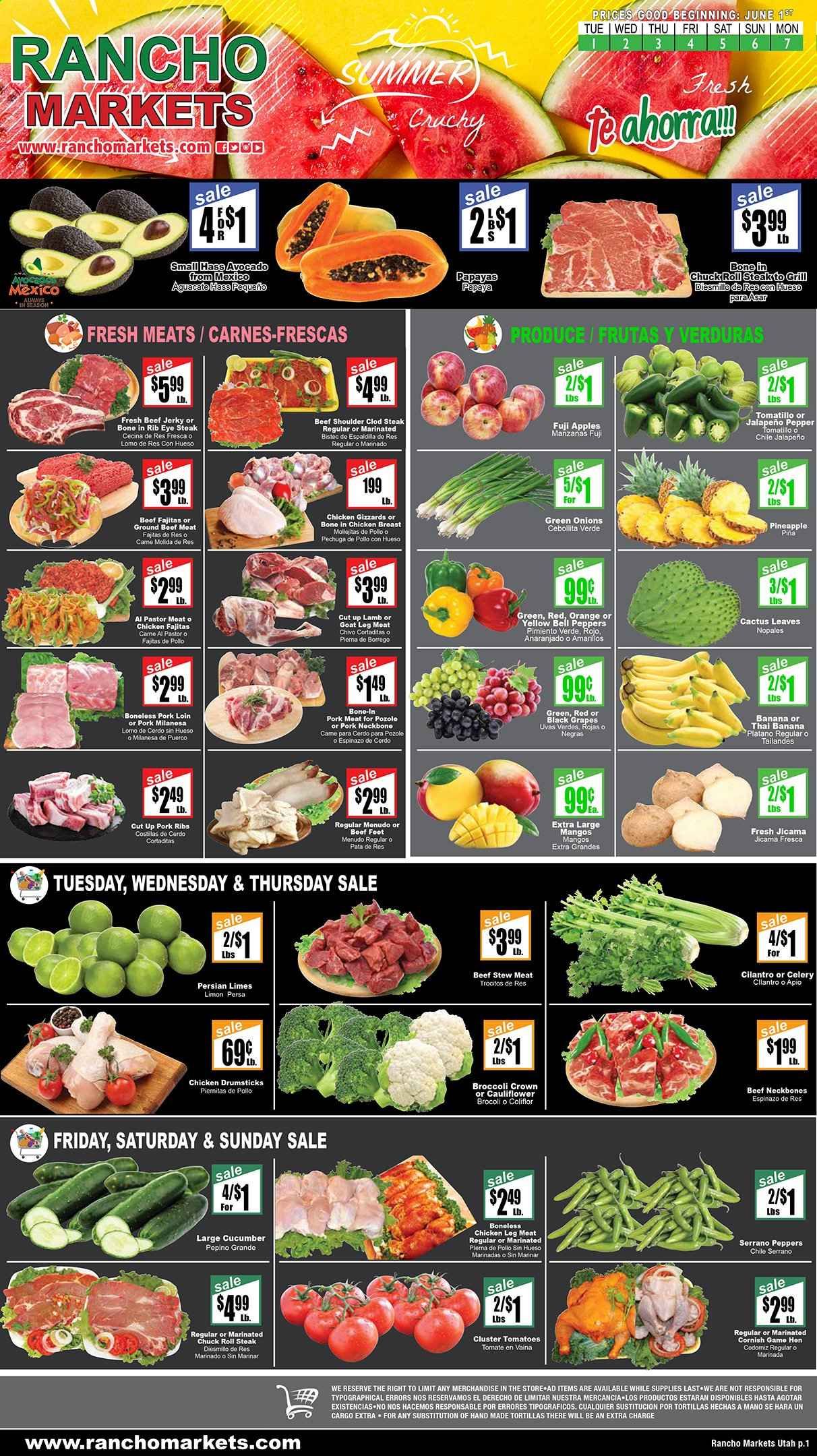 Rancho Markets (UT) Weekly Ad Flyer June 1 to June 7