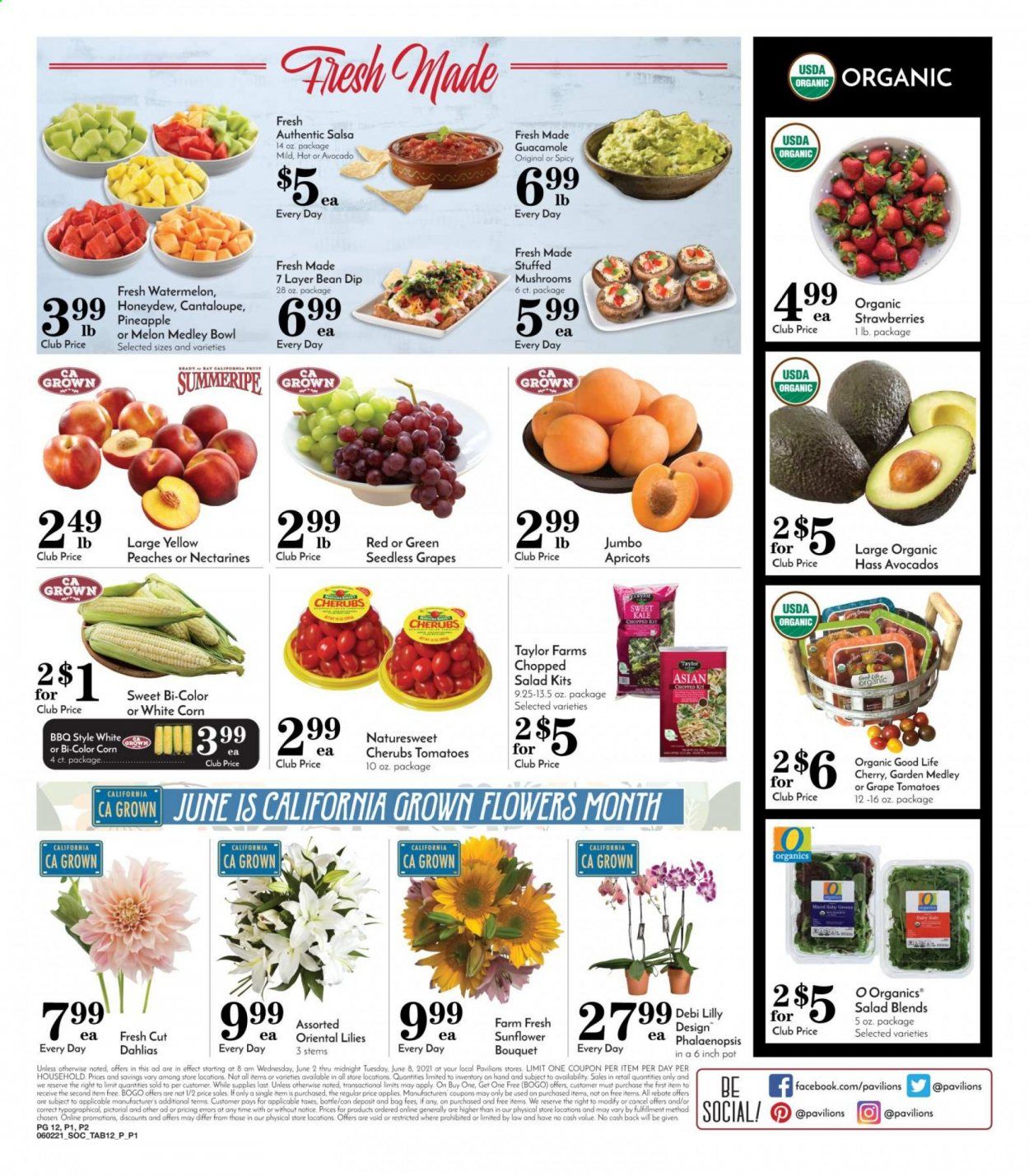 Pavilions (CA) Weekly Ad Flyer June 2 to June 8