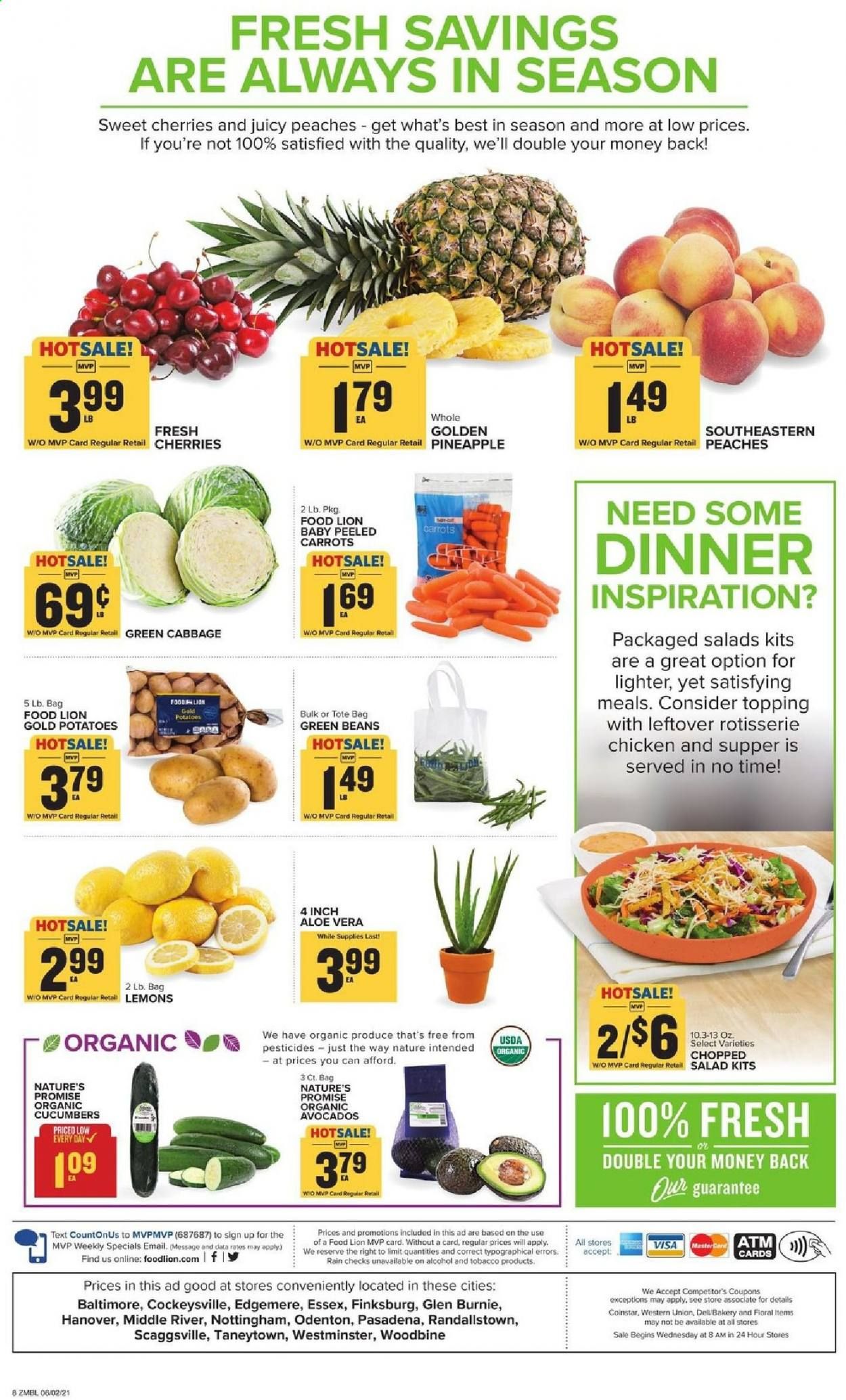 Food Lion (MD) Weekly Ad Flyer June 2 to June 8