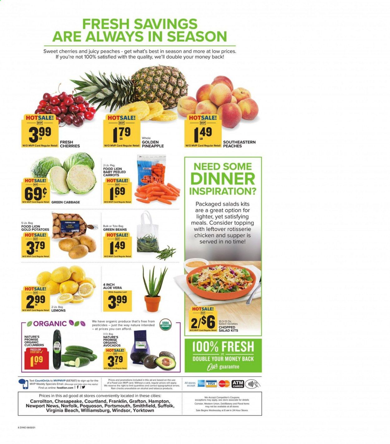 Food Lion (VA) Weekly Ad Flyer June 2 to June 8