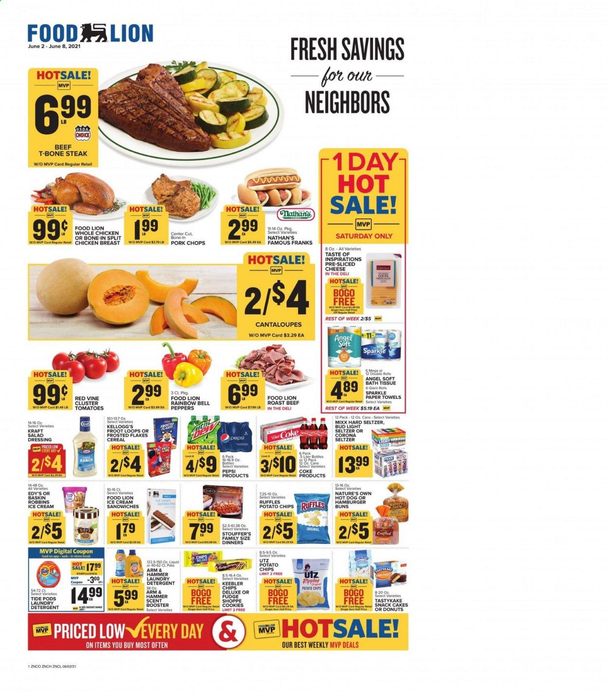 Food Lion (NC) Weekly Ad Flyer June 2 to June 8