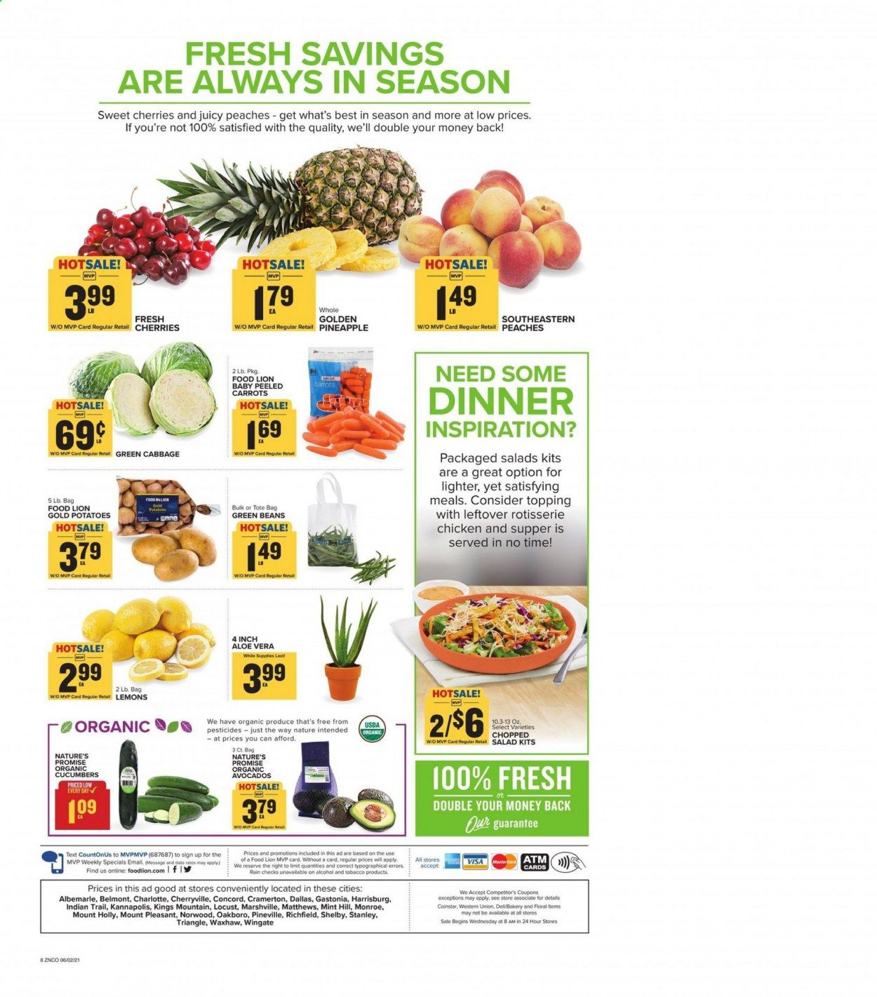 Food Lion (NC) Weekly Ad Flyer June 2 to June 8