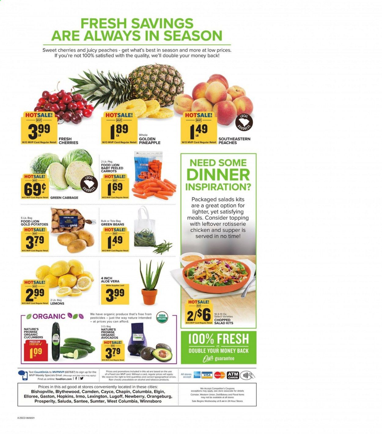 Food Lion (SC) Weekly Ad Flyer June 2 to June 8