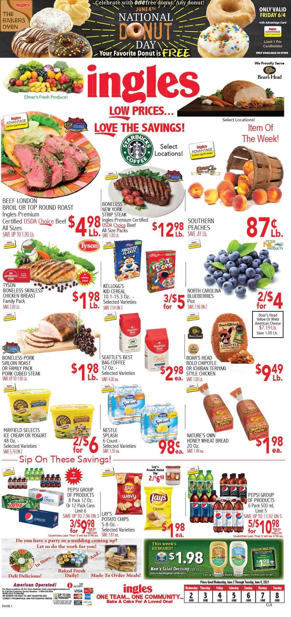 Ingles (GA, NC, SC, TN) Weekly Ad Flyer June 2 to June 8