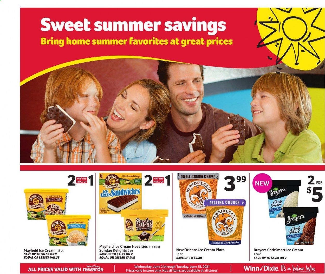 Winn Dixie (AL, FL, GA, LA) Weekly Ad Flyer June 2 to June 15