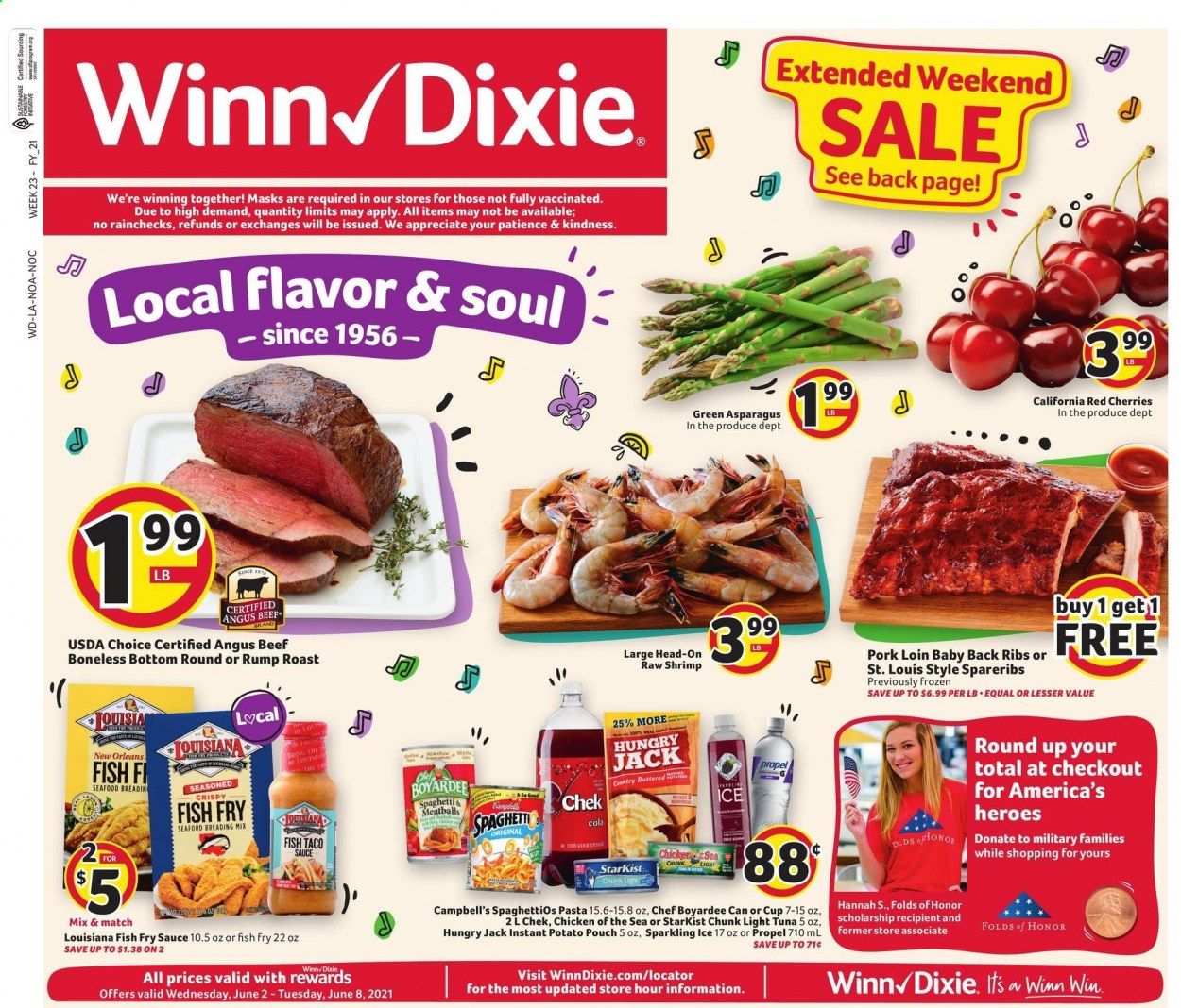 Winn Dixie (AL, FL, GA, LA) Weekly Ad Flyer June 2 to June 8