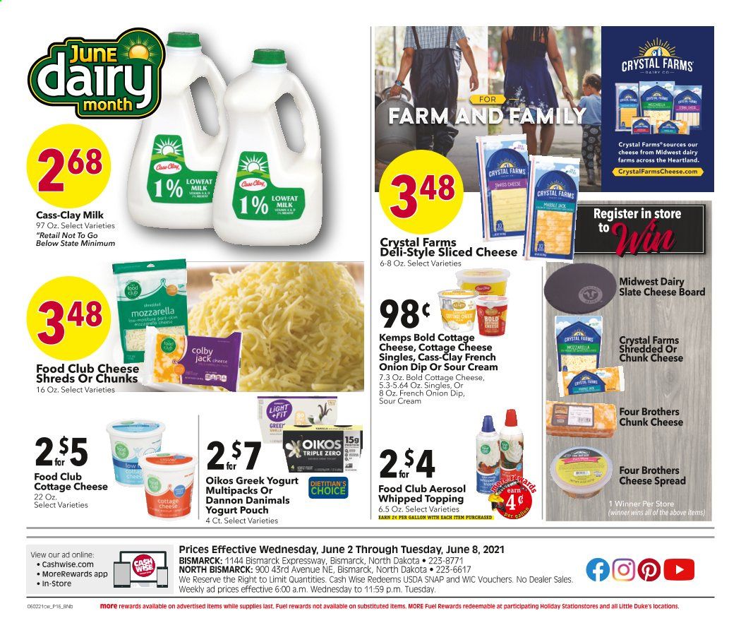 Cash Wise (MN, ND) Weekly Ad Flyer June 2 to June 8