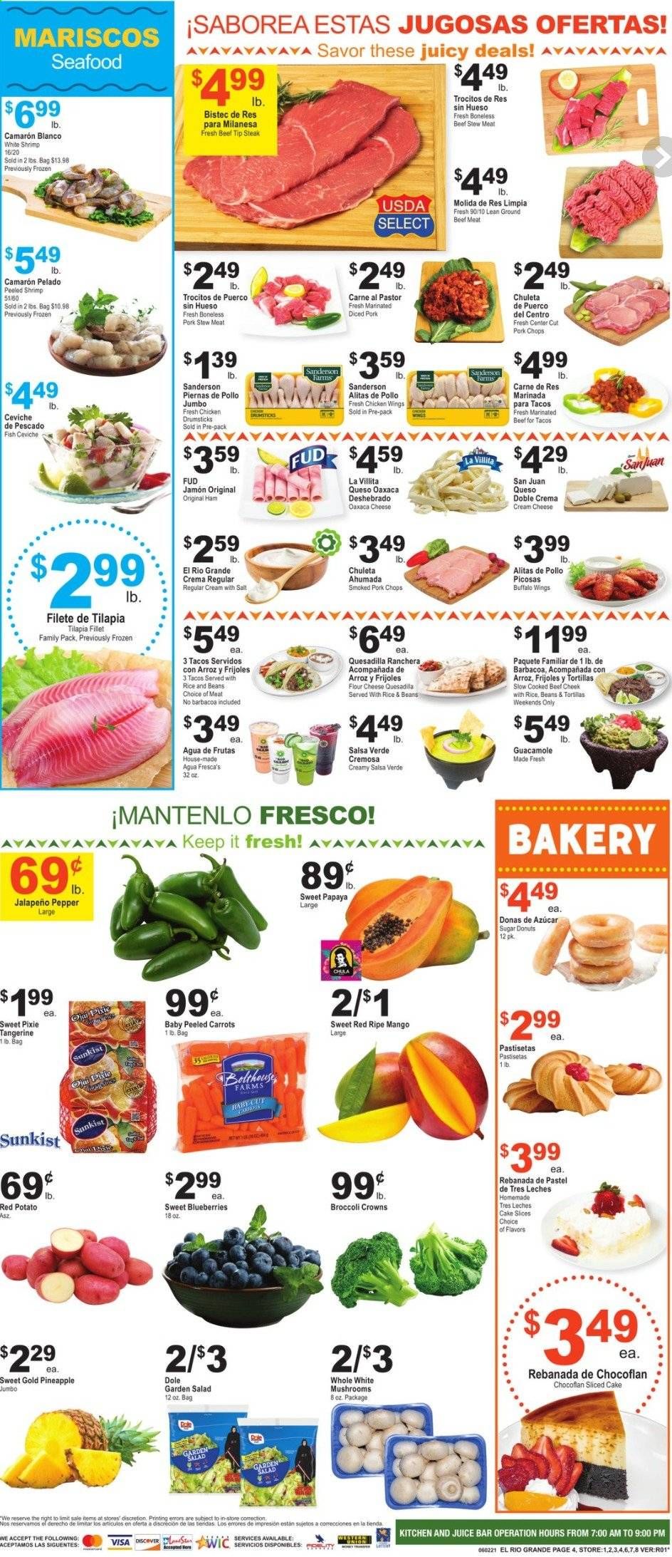 El Rio Grande (10, 21, 25, 30, 34, 53, 90) Weekly Ad Flyer June 2 to June 8