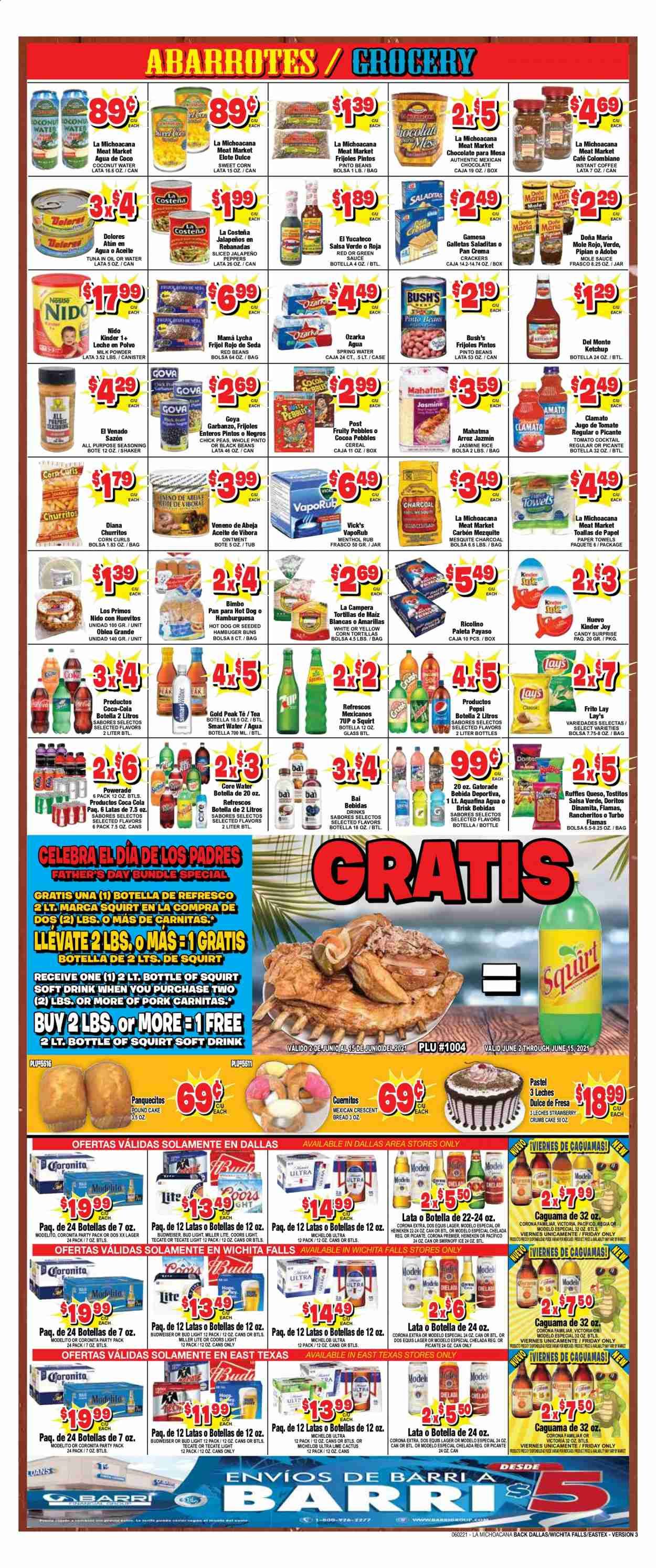 La Michoacana Meat Market (TX) Weekly Ad Flyer June 2 to June 15