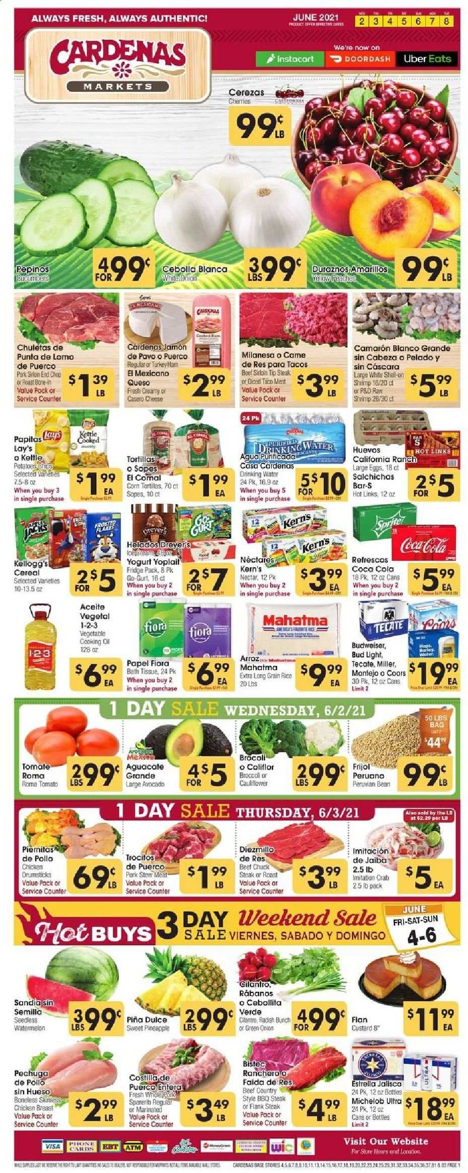 Cardenas (CA, NV) Weekly Ad Flyer June 2 to June 8