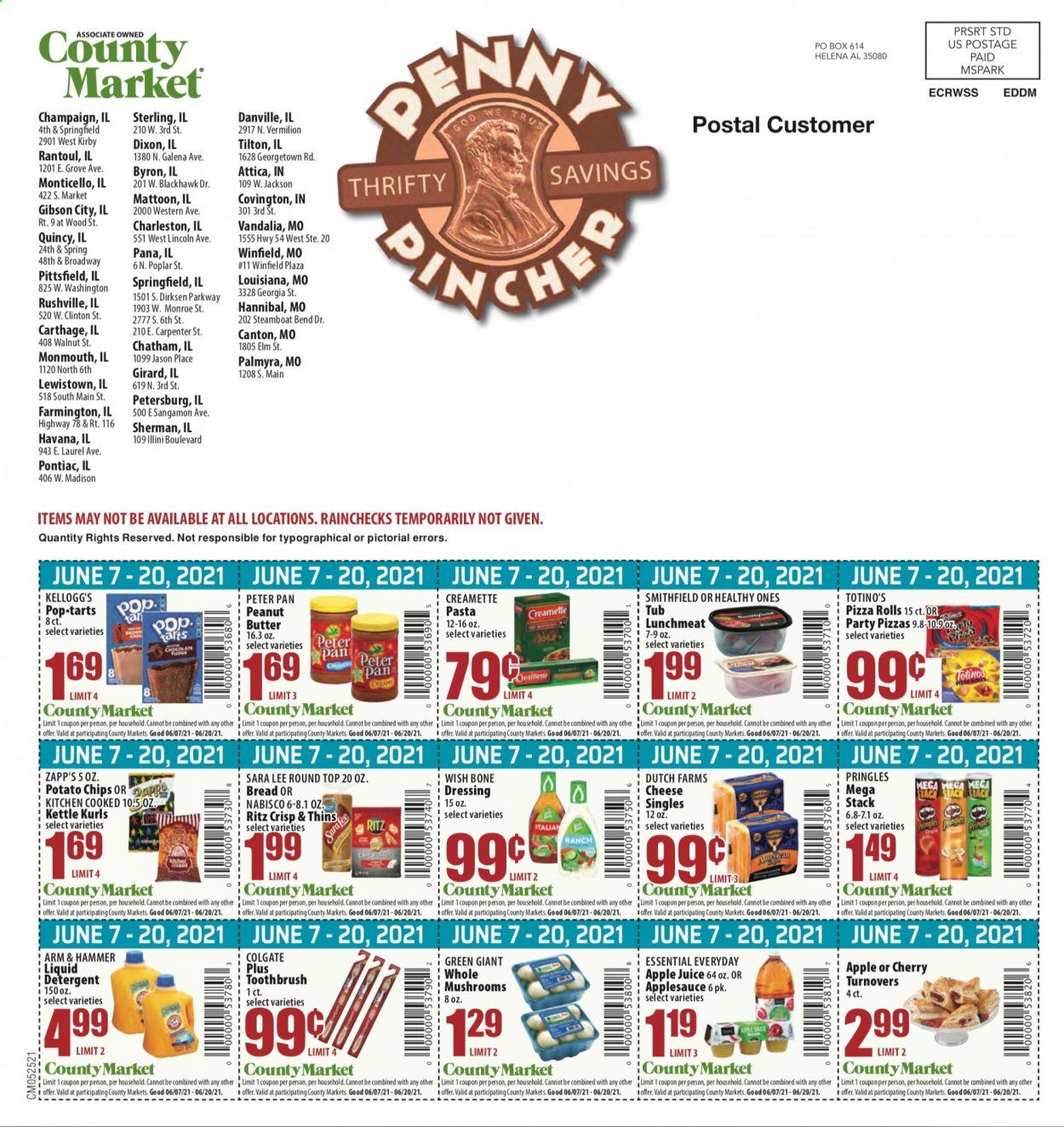 County Market (IL, IN, MO) Weekly Ad Flyer May 25 to June 20