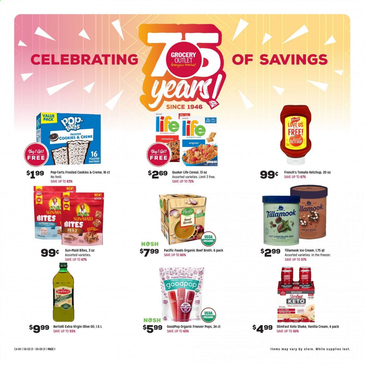 Grocery Outlet (CA, ID, OR, PA, WA) Weekly Ad Flyer June 2 to June 8