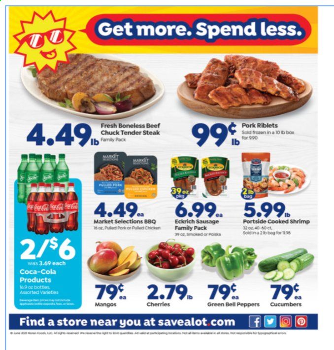 Save a Lot Weekly Ad Flyer June 2 to June 8