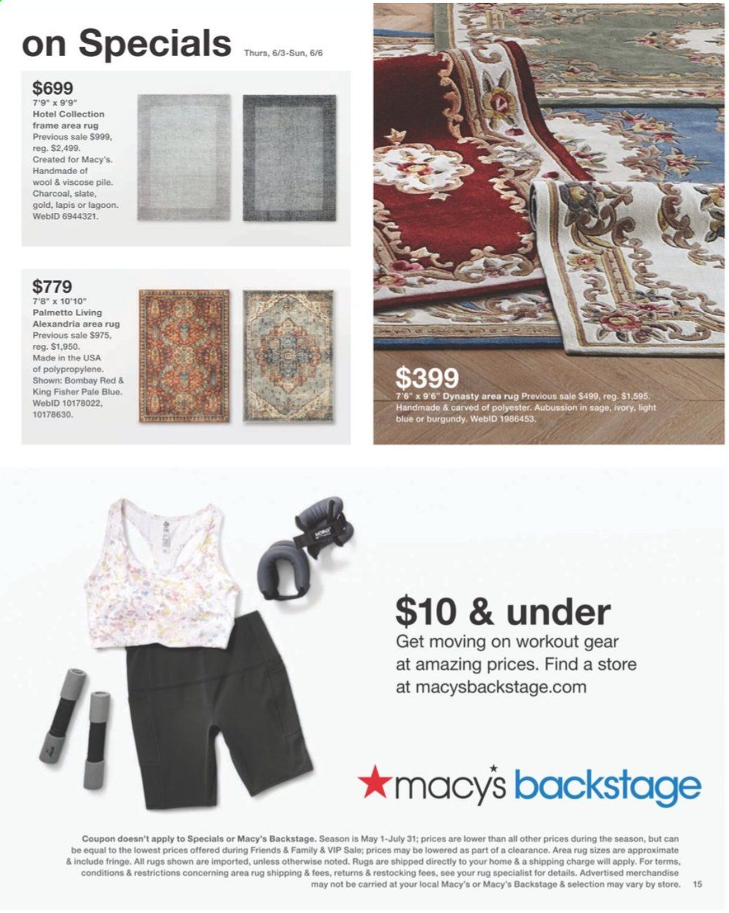 Macy's Weekly Ad Flyer June 3 to June 6