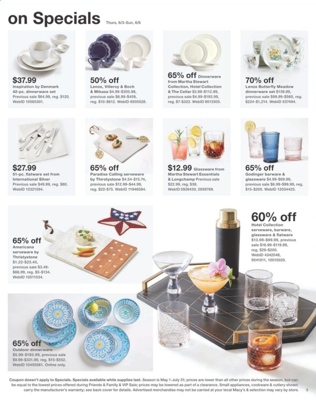 Macy's Weekly Ad Flyer June 3 to June 6