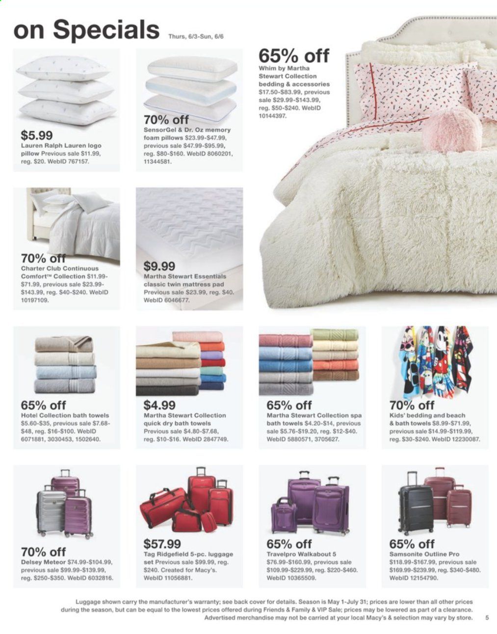 Macy's Weekly Ad Flyer June 3 to June 6