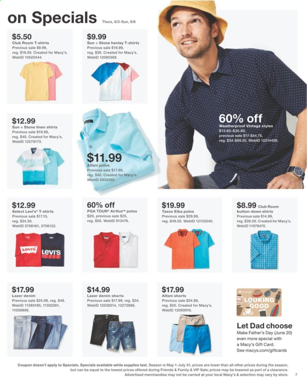 Macy's Weekly Ad Flyer June 3 to June 6