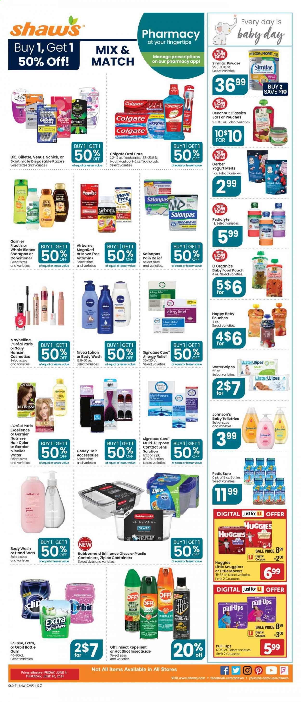 Shaw’s (MA, ME, NH, RI, VT) Weekly Ad Flyer June 4 to June 10