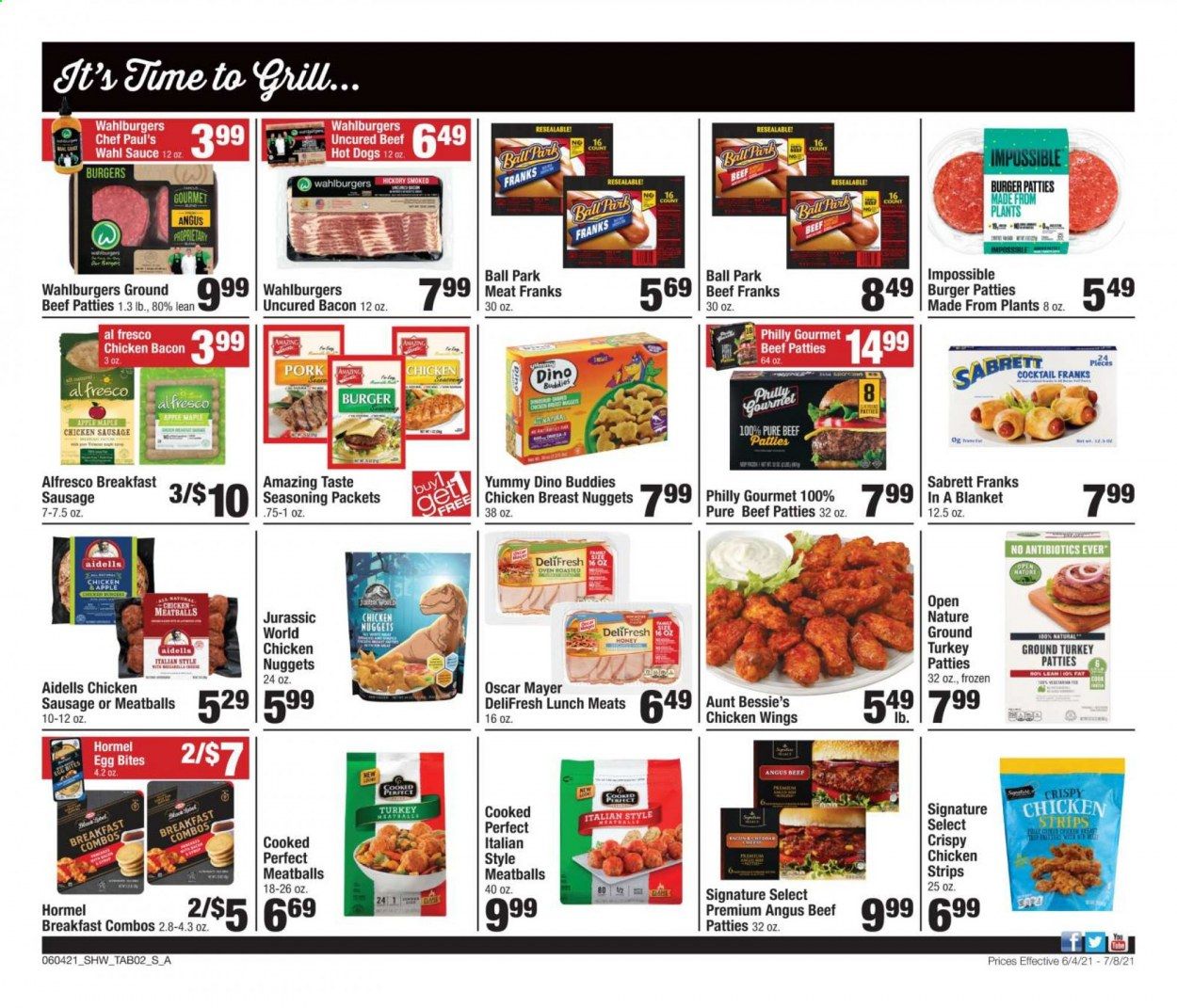 Shaw’s (MA, ME, NH, RI, VT) Weekly Ad Flyer June 4 to July 8