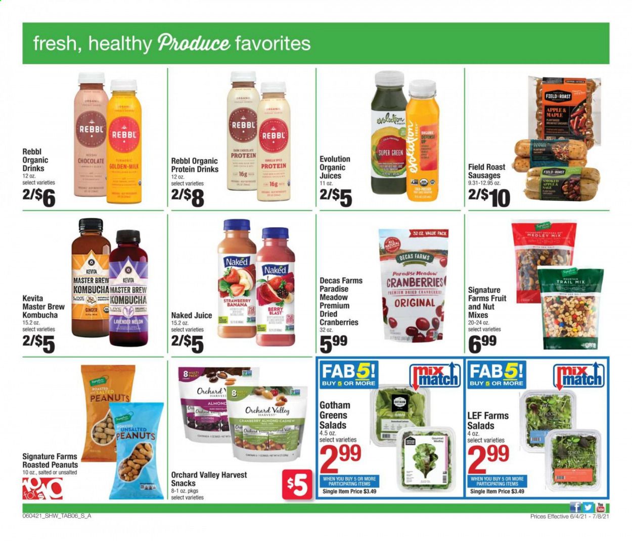 Shaw’s (MA, ME, NH, RI, VT) Weekly Ad Flyer June 4 to July 8