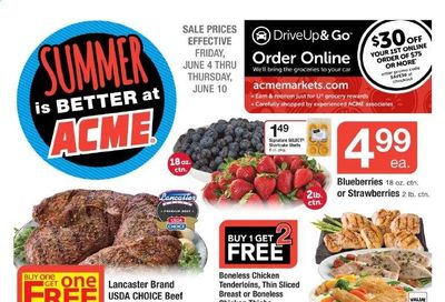 ACME (DE, NJ, NY, PA) Weekly Ad Flyer June 4 to June 10