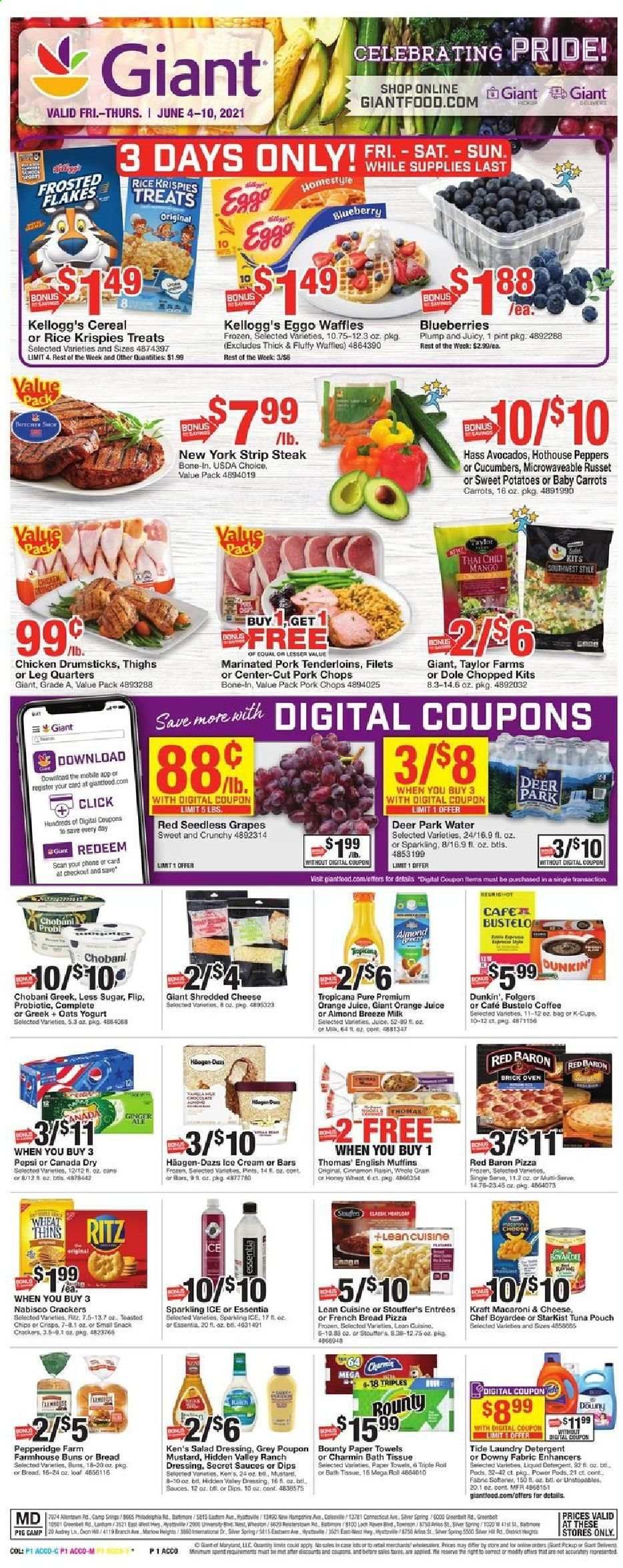 Giant Food (DE, MD, VA) Weekly Ad Flyer June 4 to June 10