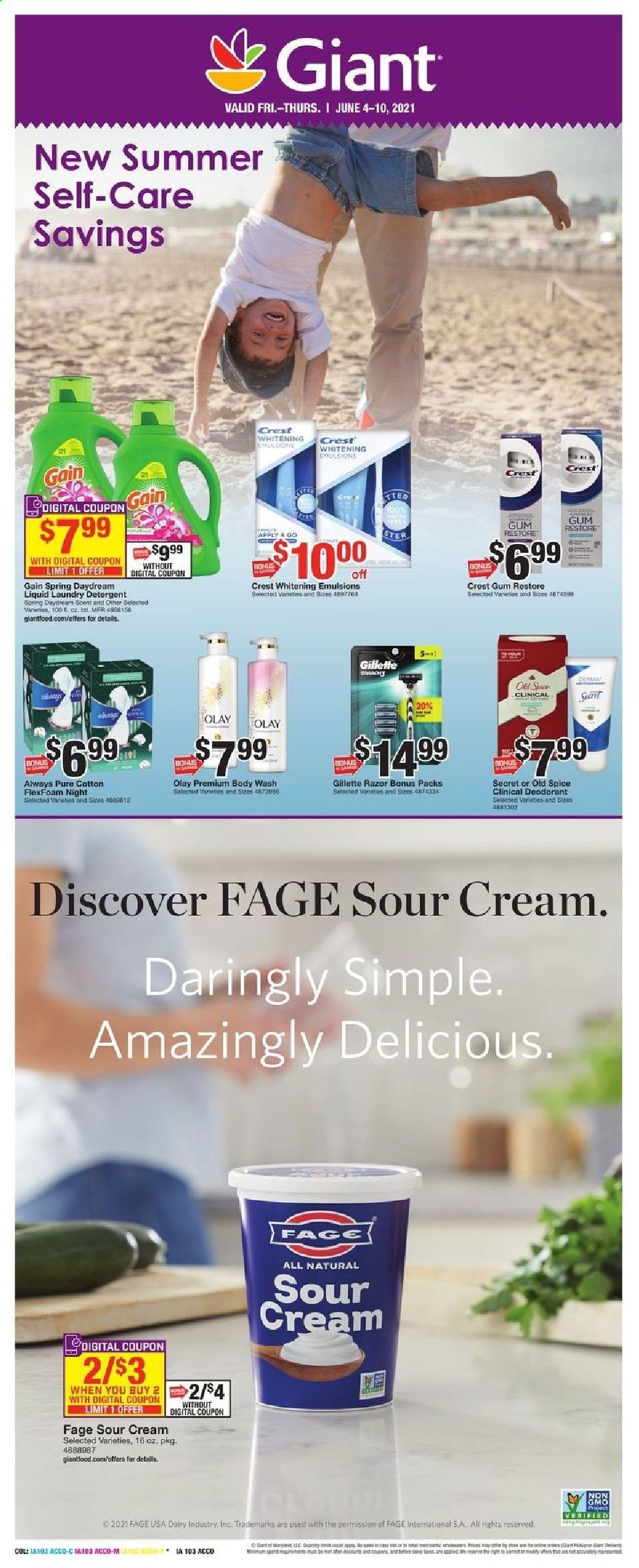 Giant Food (DE, MD, VA) Weekly Ad Flyer June 4 to June 10