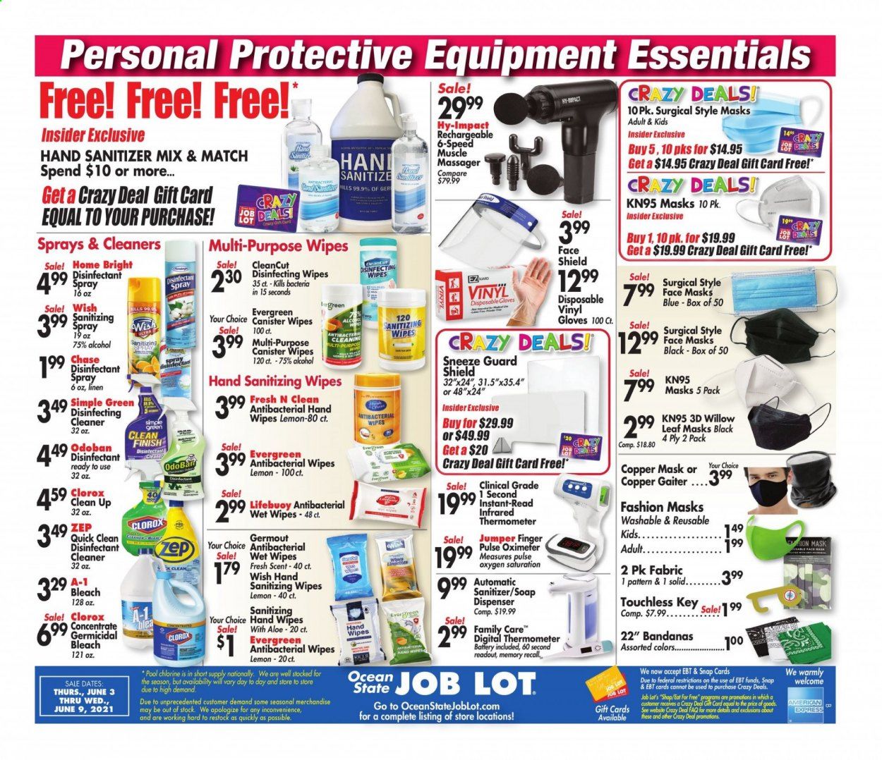 Ocean State Job Lot (CT, MA, ME, NH, NJ, NY, RI) Weekly Ad Flyer June 3 to June 9