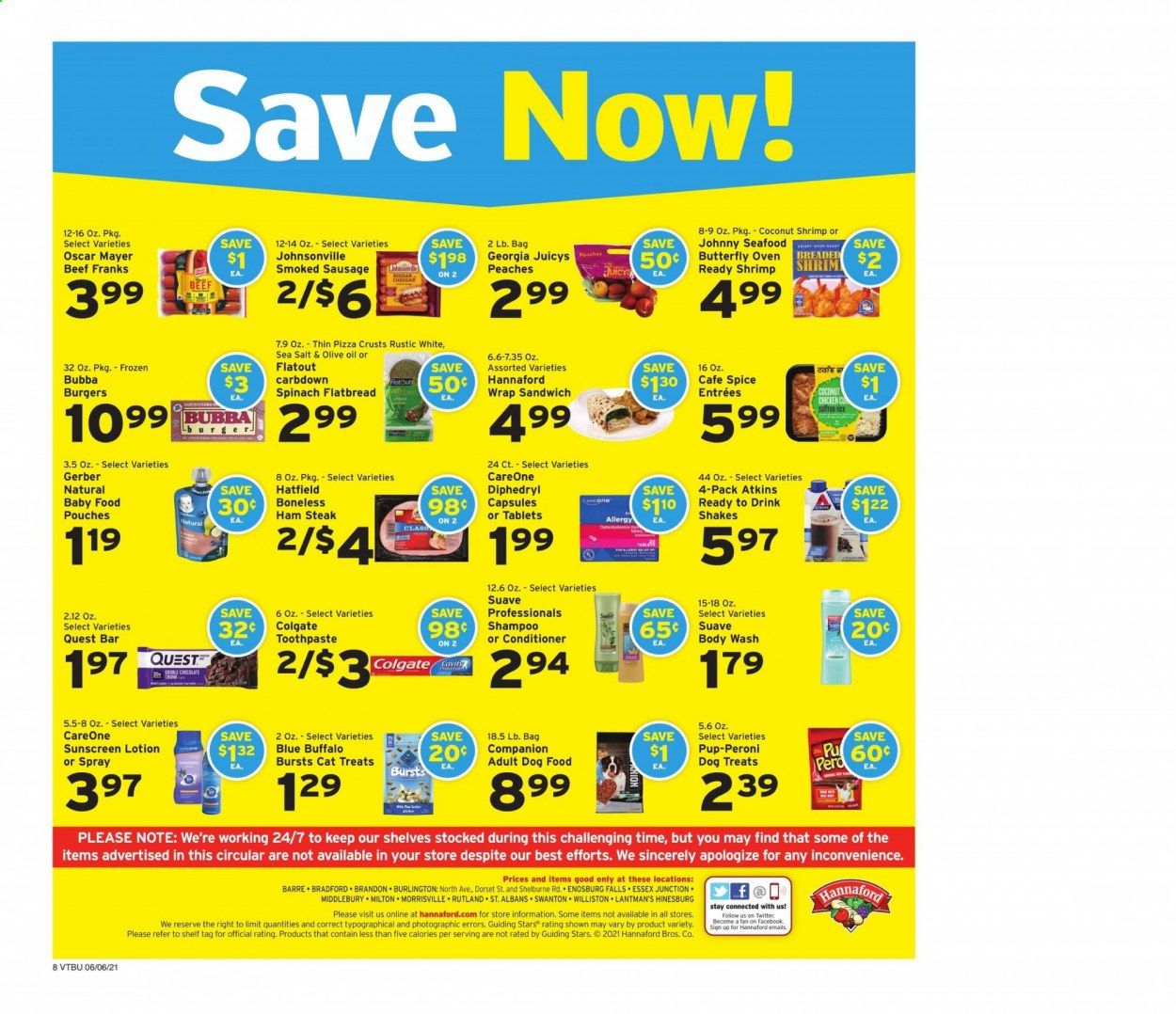 Hannaford (VT) Weekly Ad Flyer June 6 to June 12